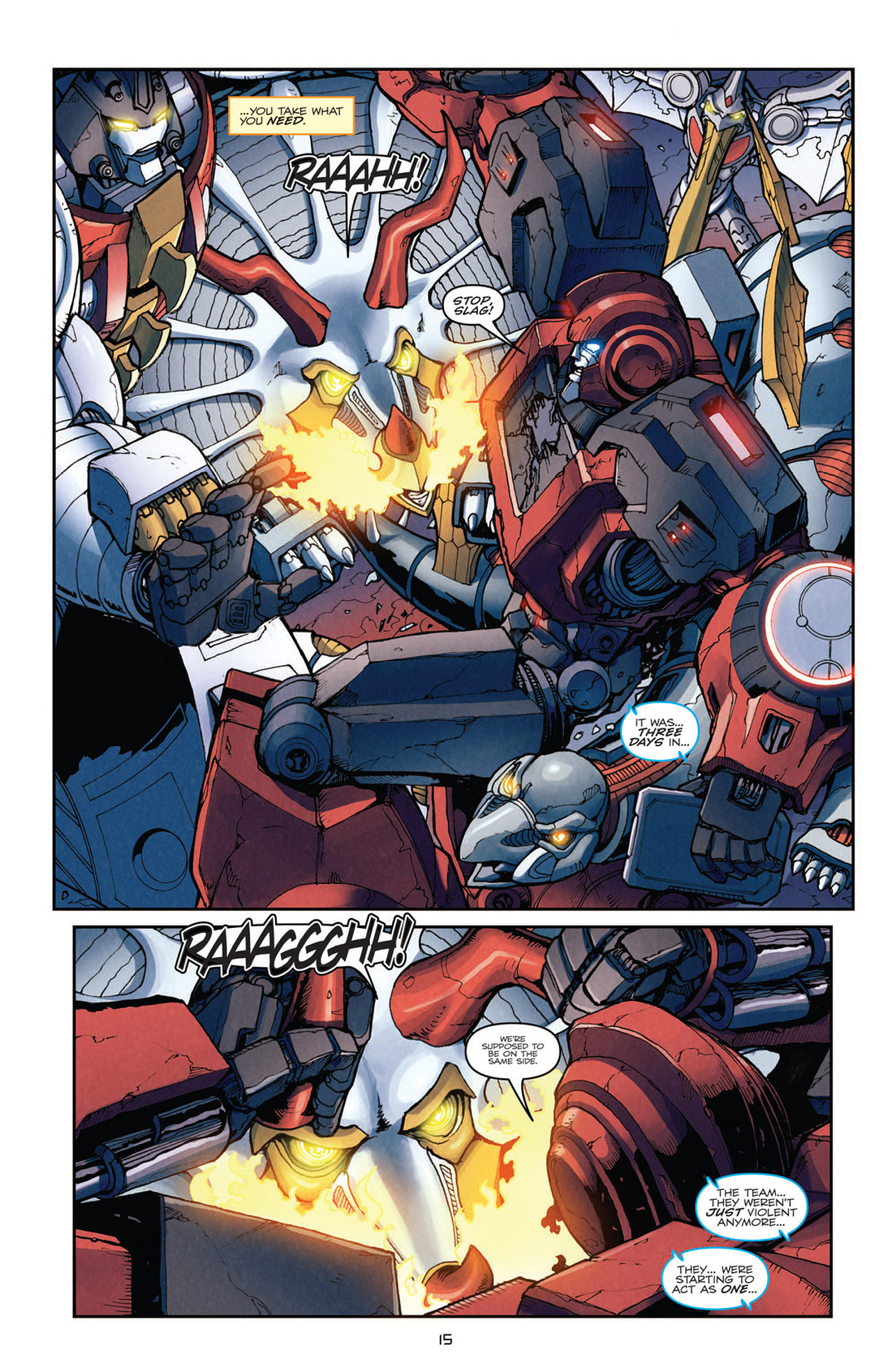Read online Transformers: Robots In Disguise (2012) comic -  Issue #9 - 18