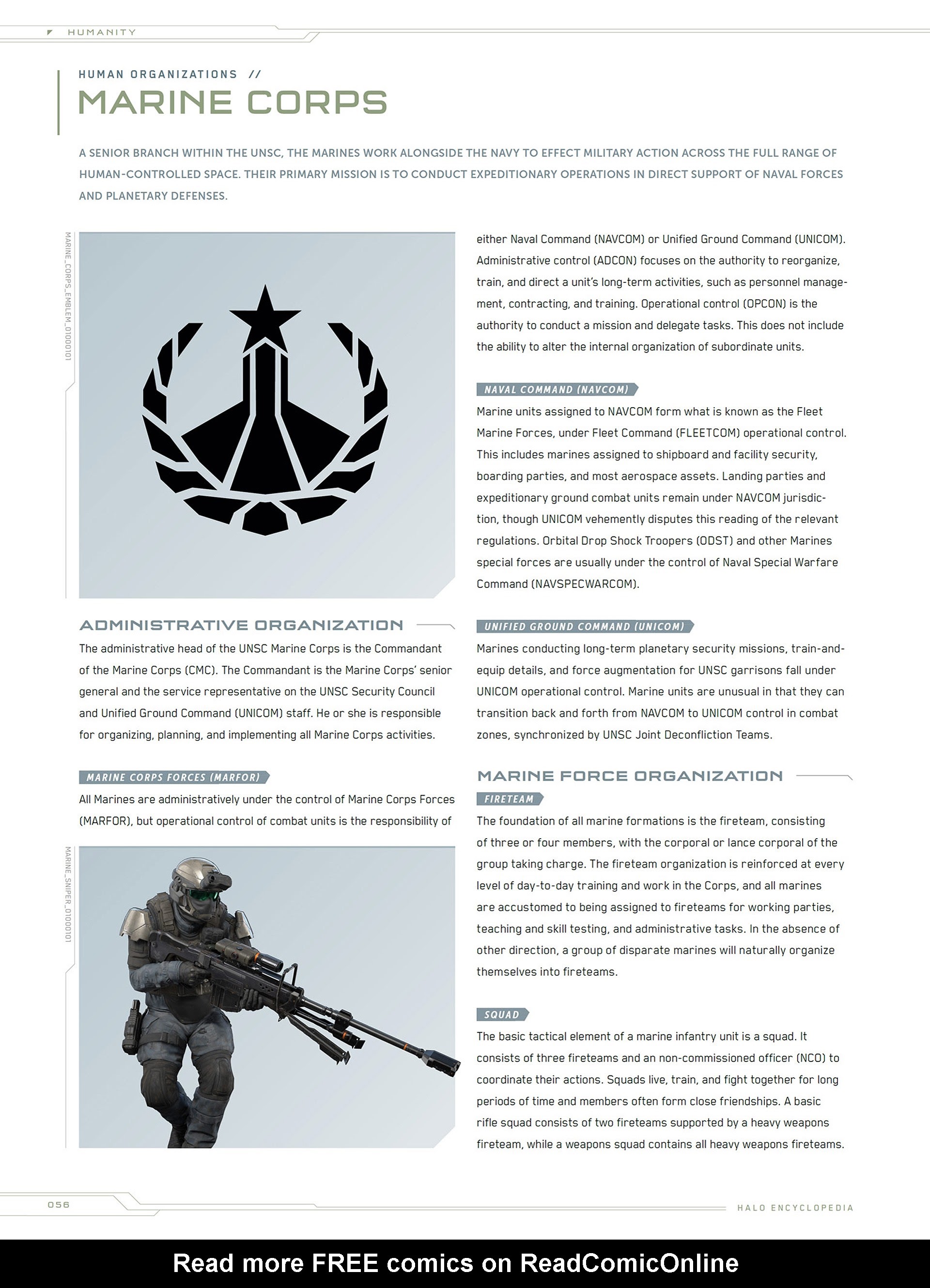 Read online Halo Encyclopedia comic -  Issue # TPB (Part 1) - 52
