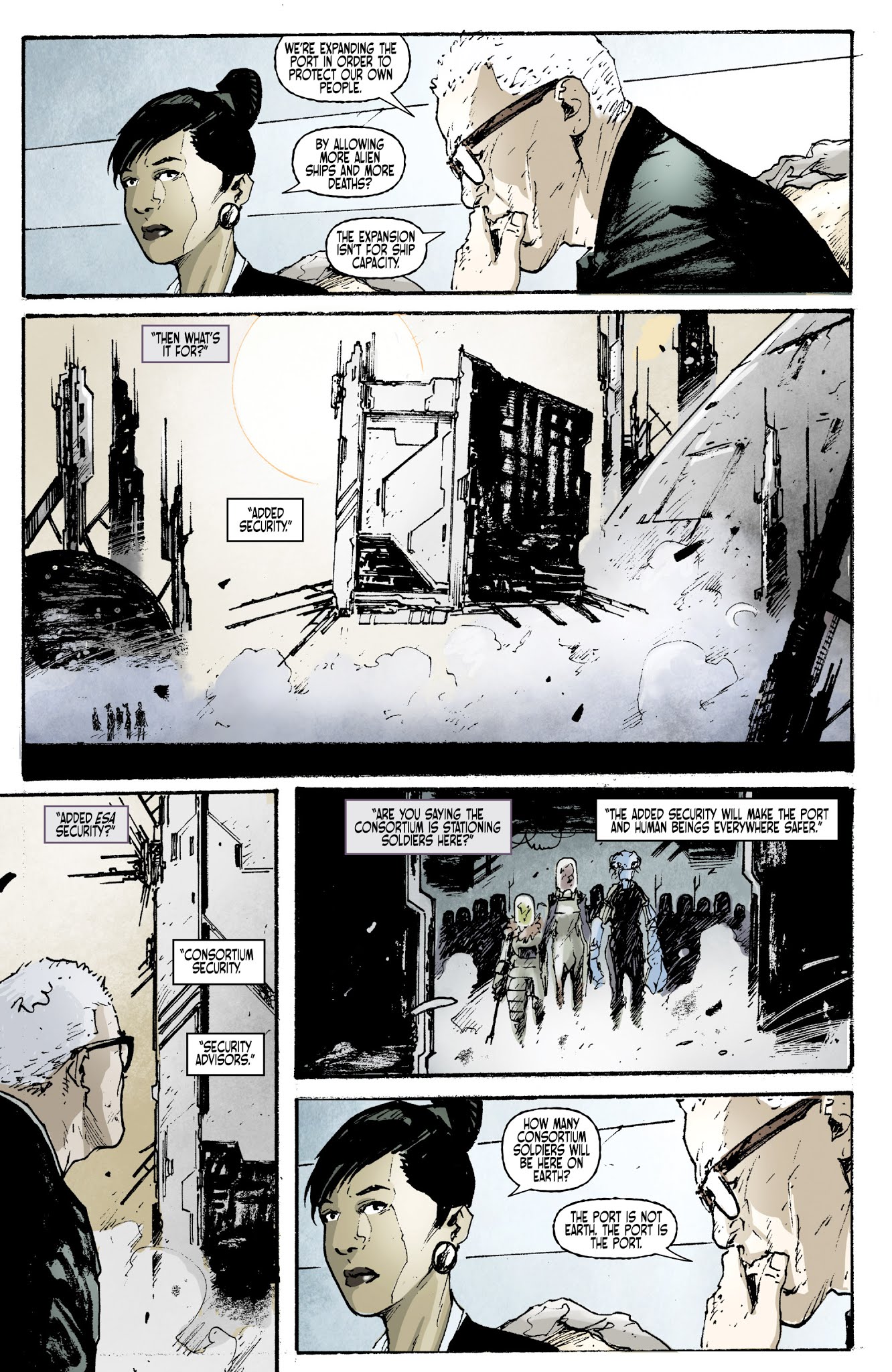 Read online Port of Earth comic -  Issue #8 - 22