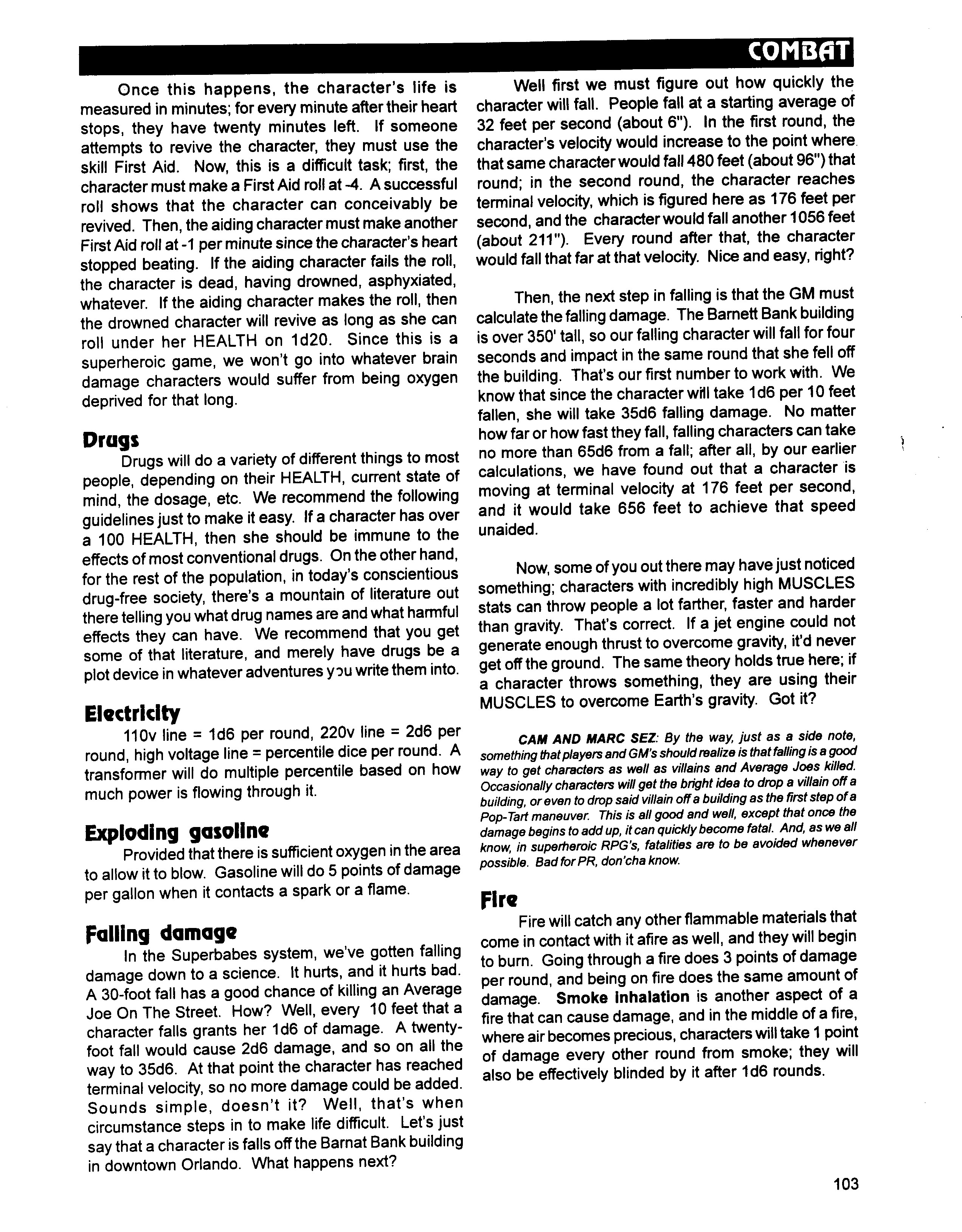 Read online Superbabes: The Femforce Role-Playing Game comic -  Issue # TPB - 105