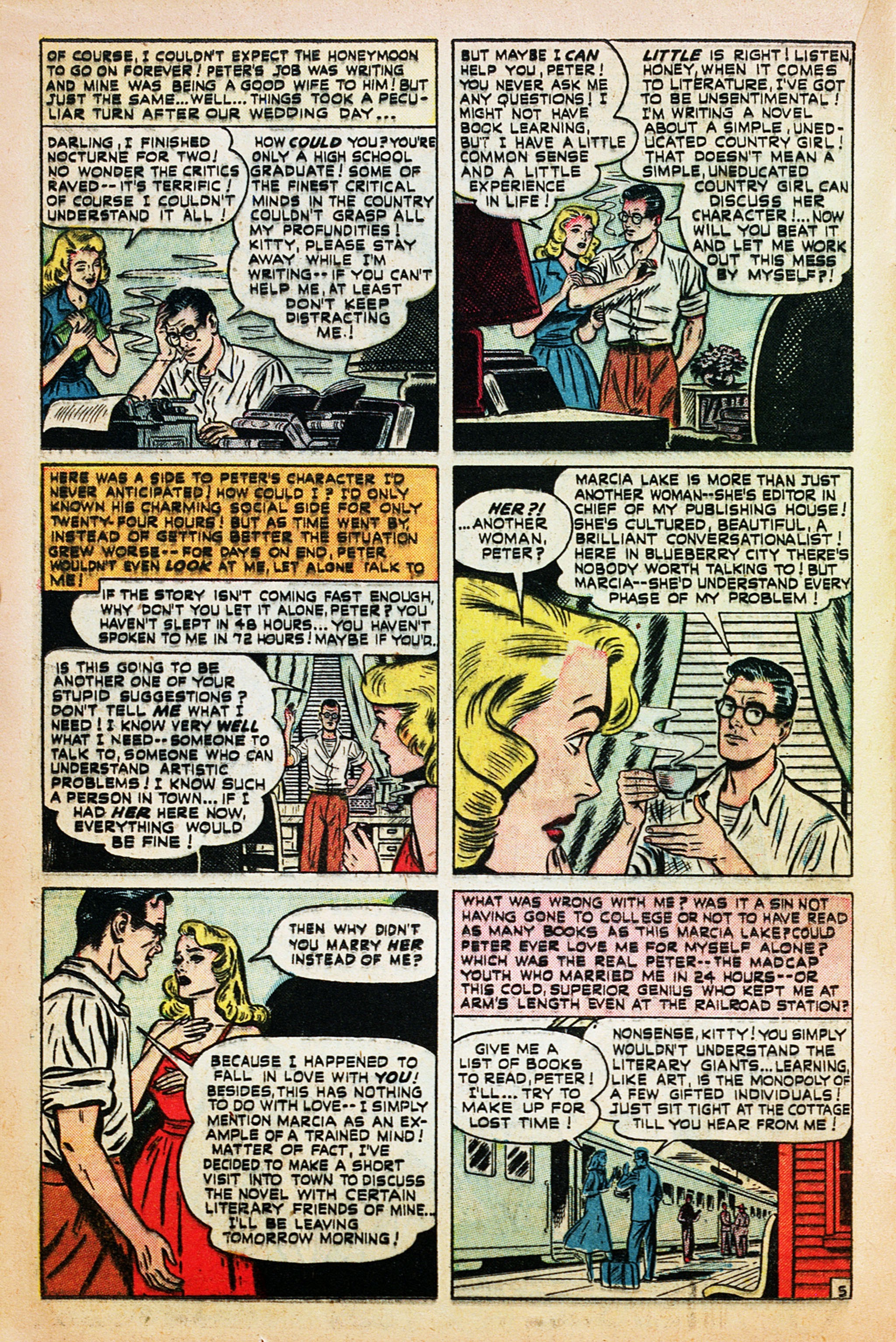 Read online Girl Comics (1949) comic -  Issue #4 - 18