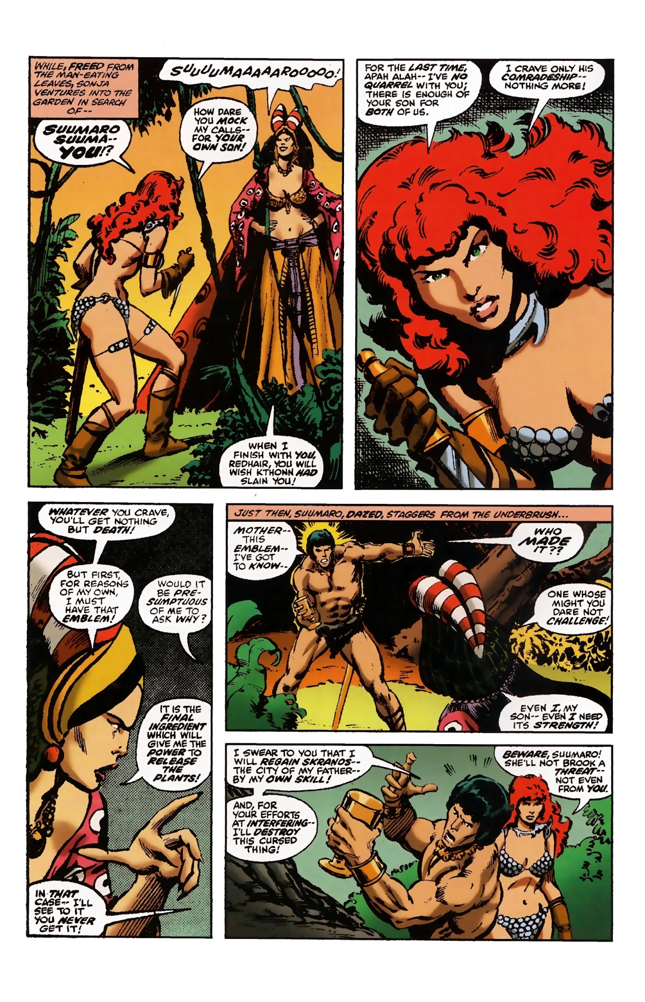 Read online The Adventures of Red Sonja comic -  Issue # TPB 3 - 88