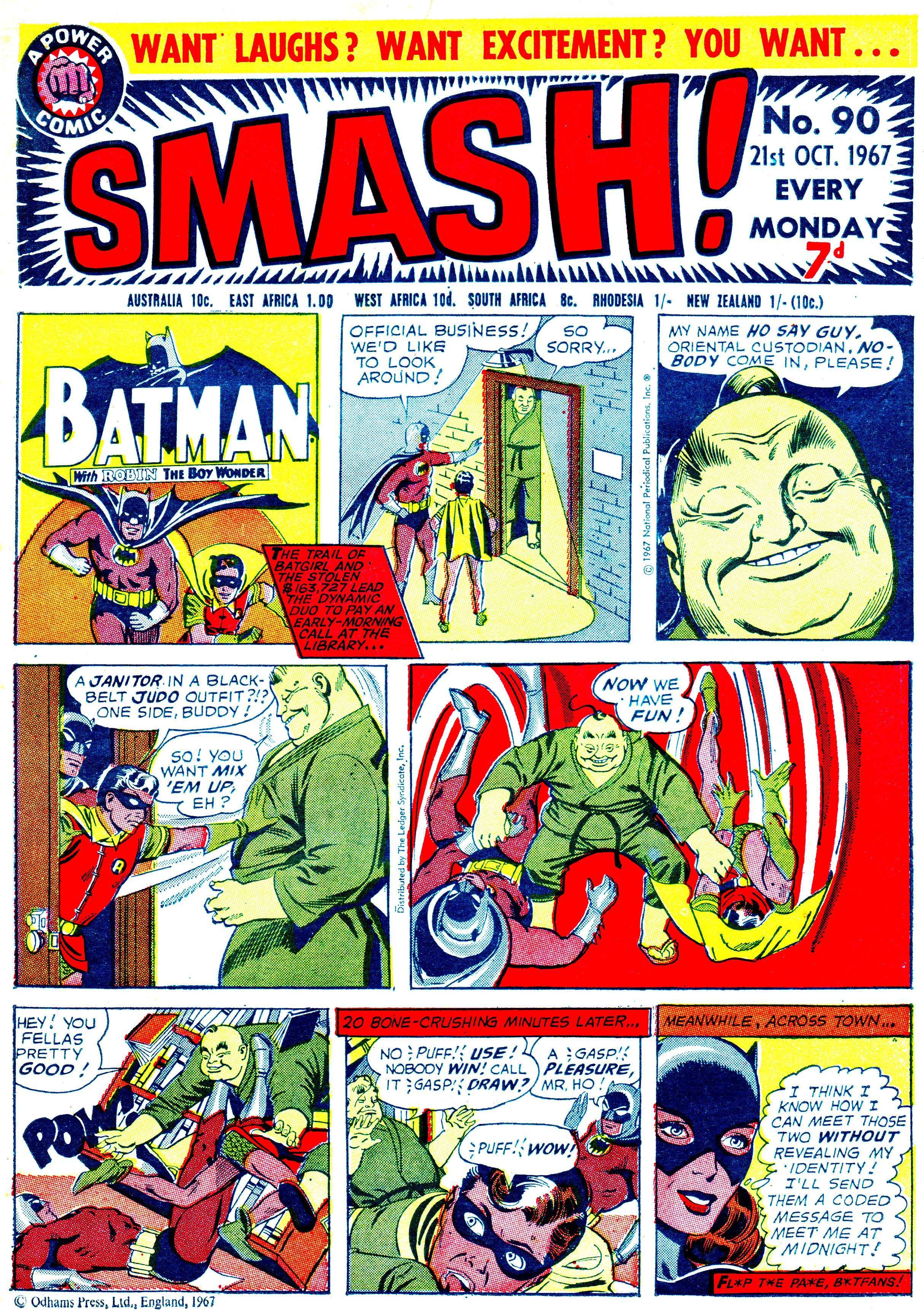 Read online Smash! (1966) comic -  Issue #90 - 1