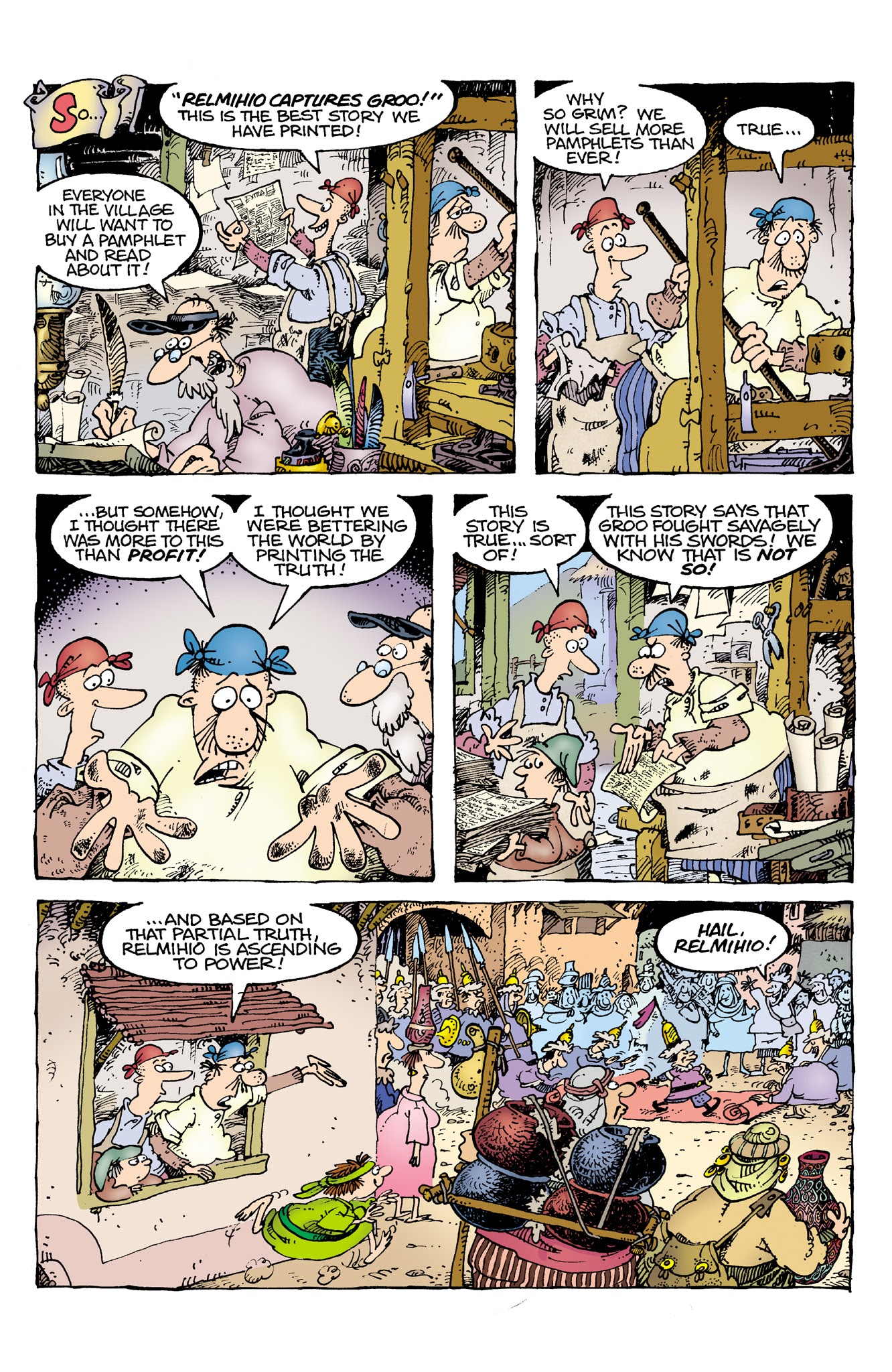 Read online Sergio Aragonés' Groo: Mightier Than the Sword comic -  Issue # _TPB - 78