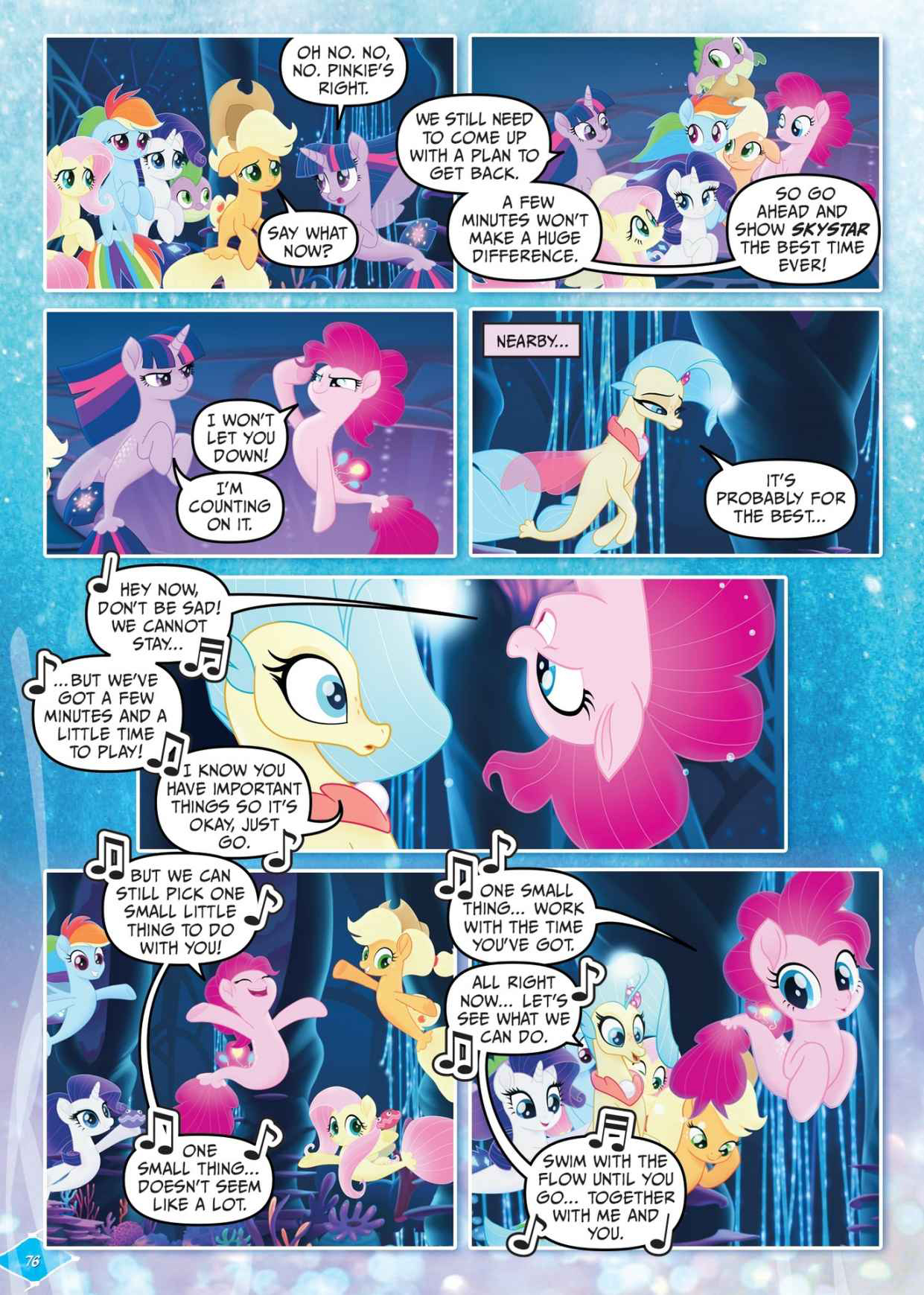 Read online My Little Pony: The Movie Adaptation comic -  Issue # TPB - 77