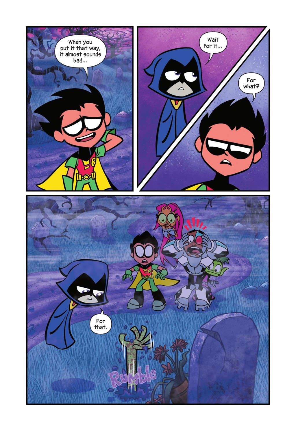 Read online Teen Titans Go! Undead?! comic -  Issue # TPB (Part 1) - 72