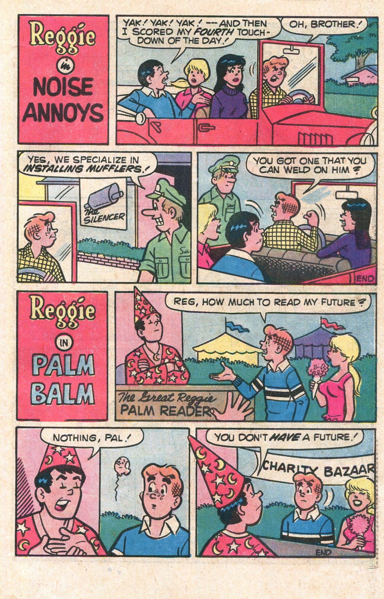 Read online Reggie's Wise Guy Jokes comic -  Issue #51 - 31