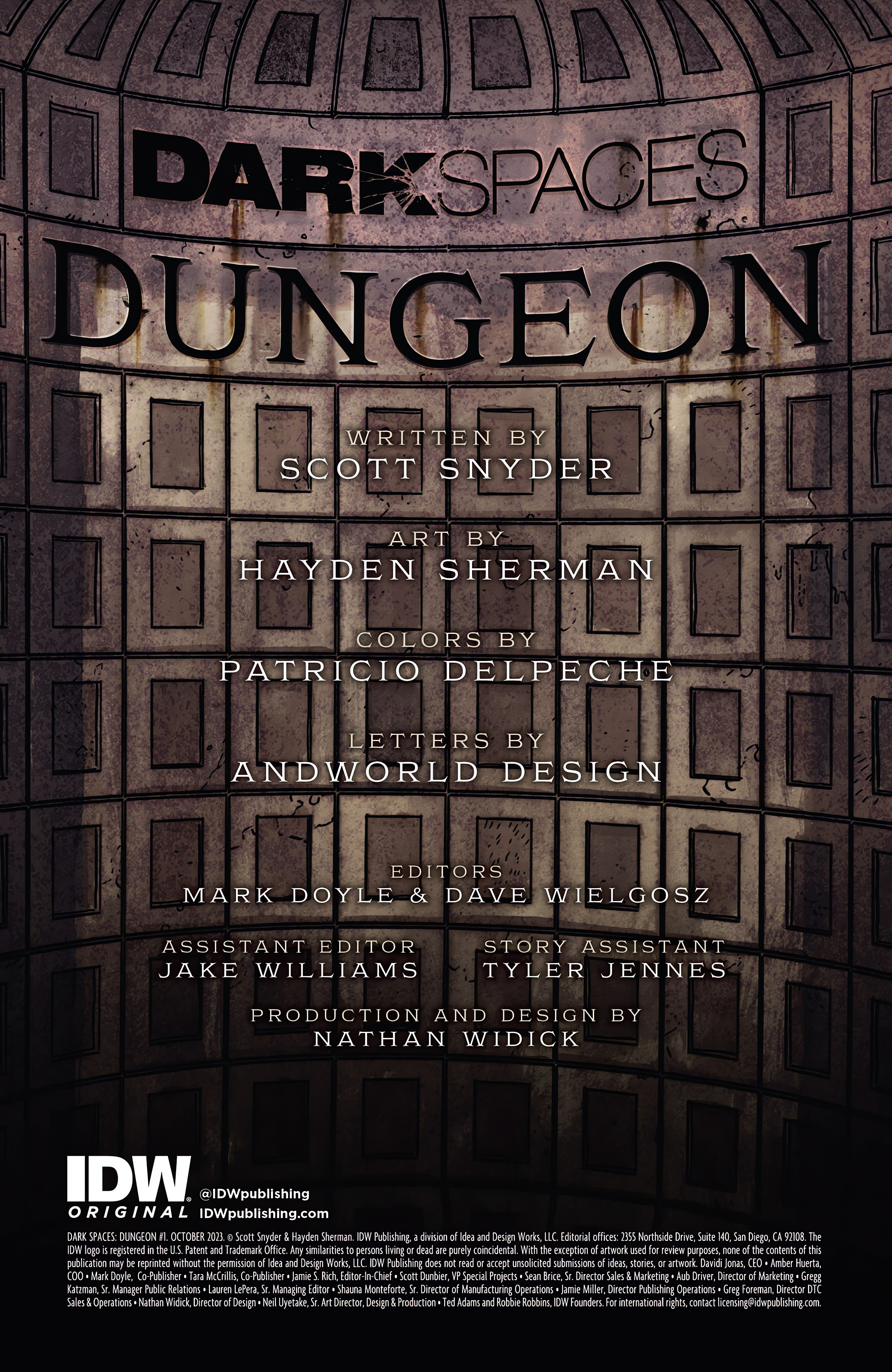 Read online Dark Spaces: Dungeon comic -  Issue #1 - 2