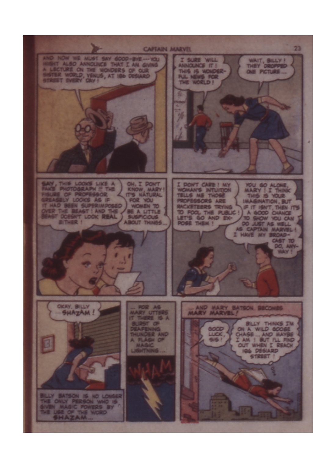 Read online Captain Marvel Adventures comic -  Issue #19 - 23