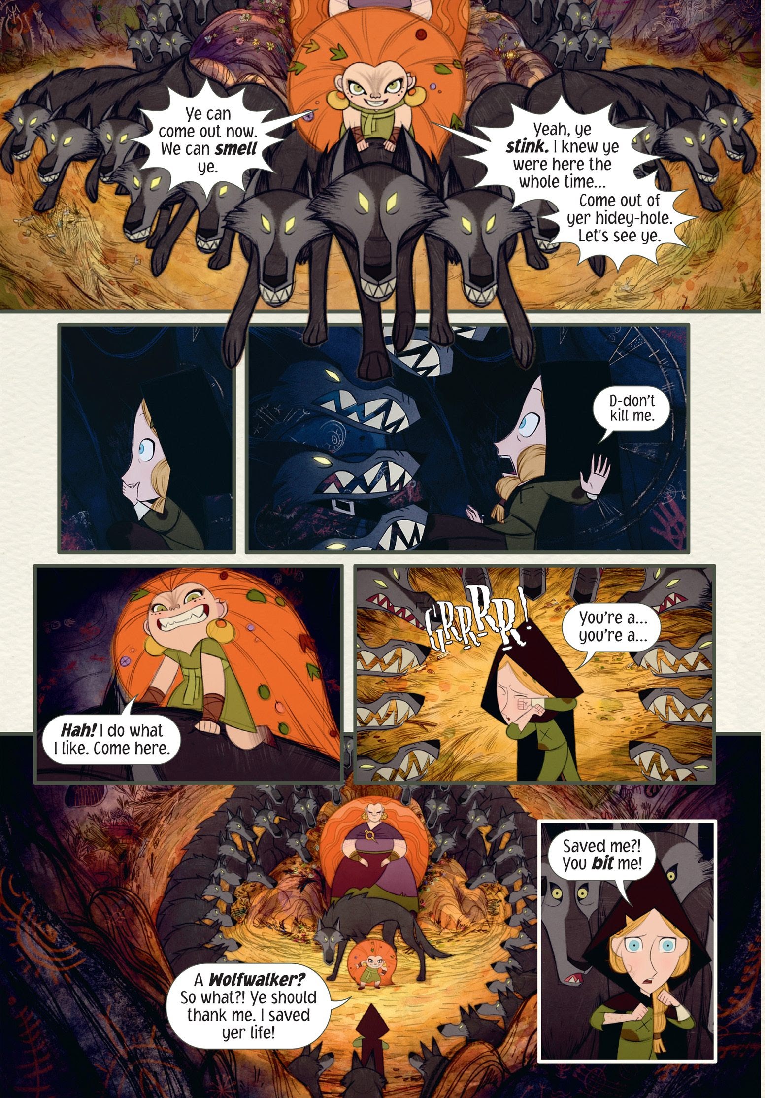 Read online Wolfwalkers: The Graphic Novel comic -  Issue # TPB (Part 1) - 87