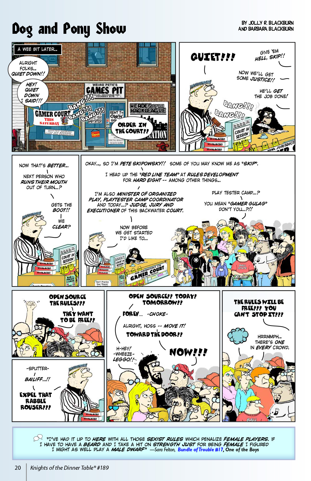 Read online Knights of the Dinner Table comic -  Issue #189 - 22