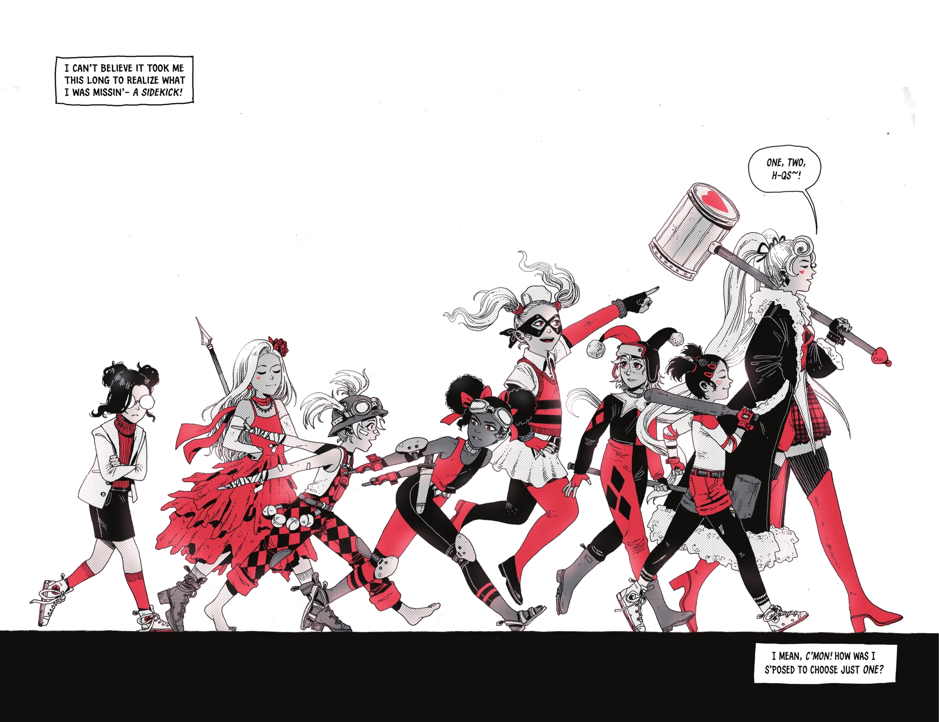 Read online Harley Quinn: Black   White   Redder comic -  Issue #4 - 6