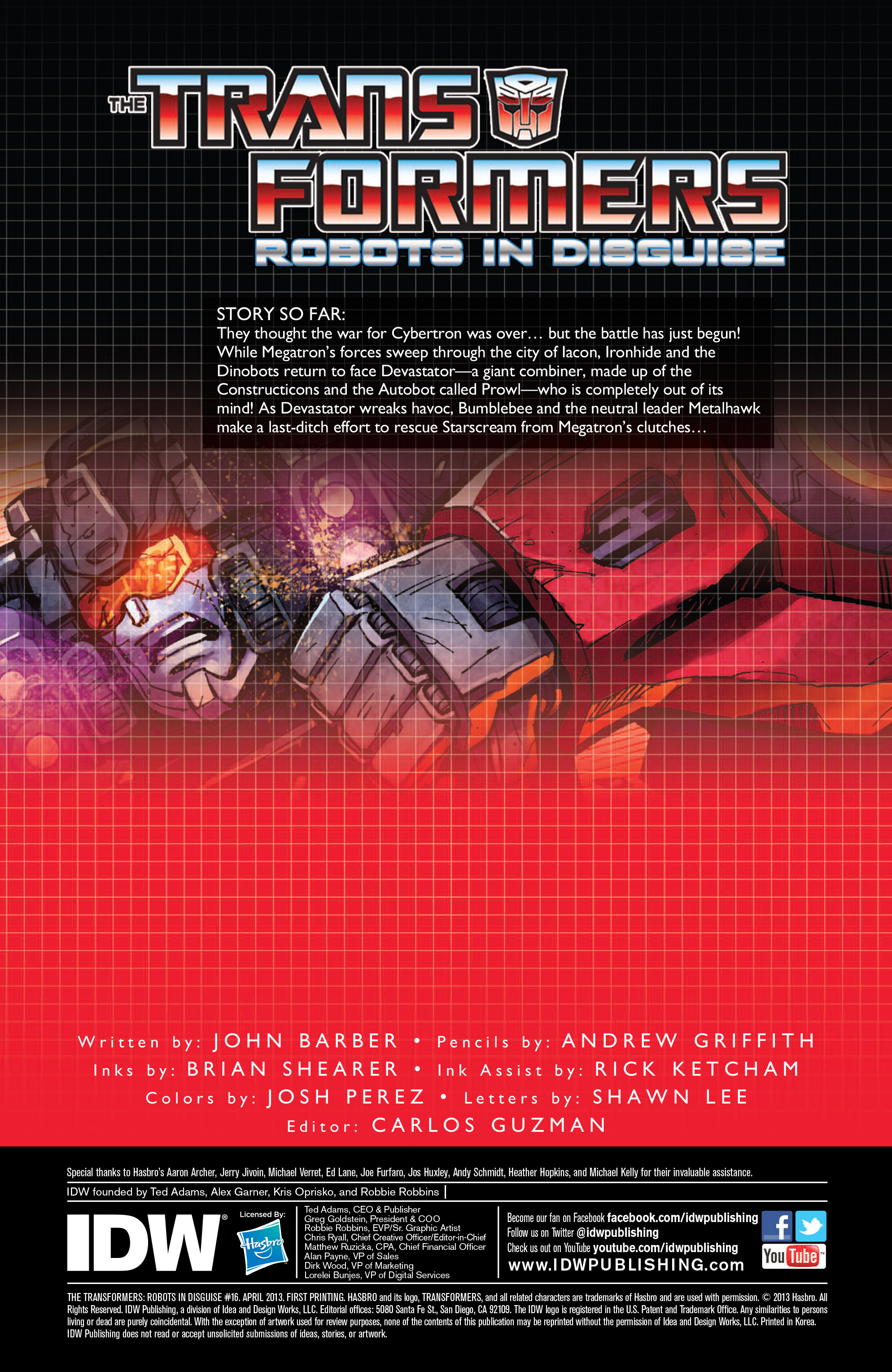Read online Transformers: Robots In Disguise (2012) comic -  Issue #16 - 3