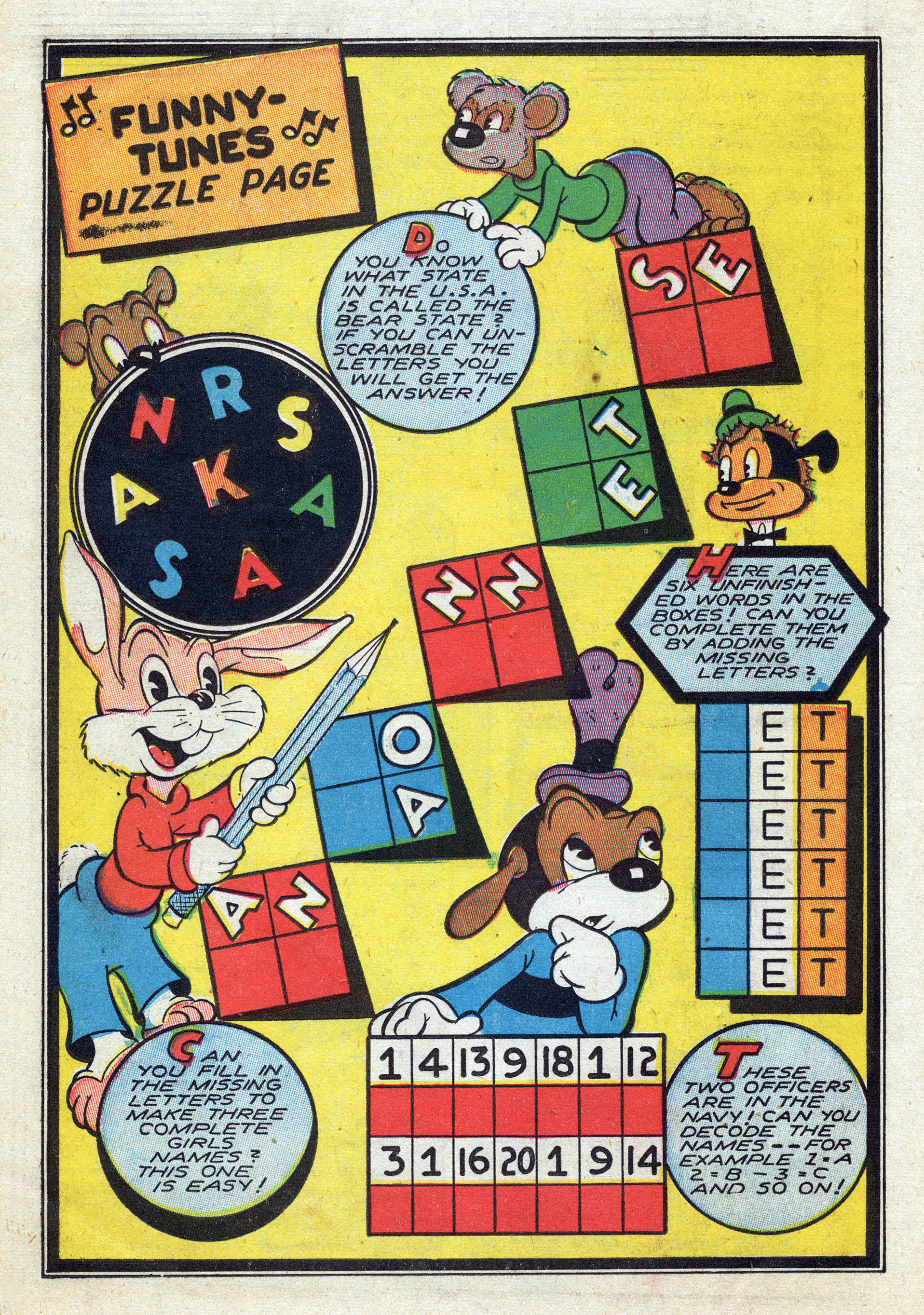 Read online Funny Tunes comic -  Issue #18 - 18
