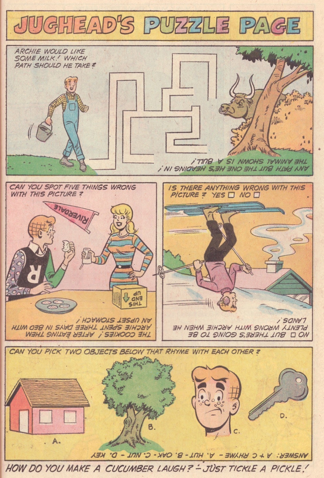 Read online Jughead's Jokes comic -  Issue #9 - 51