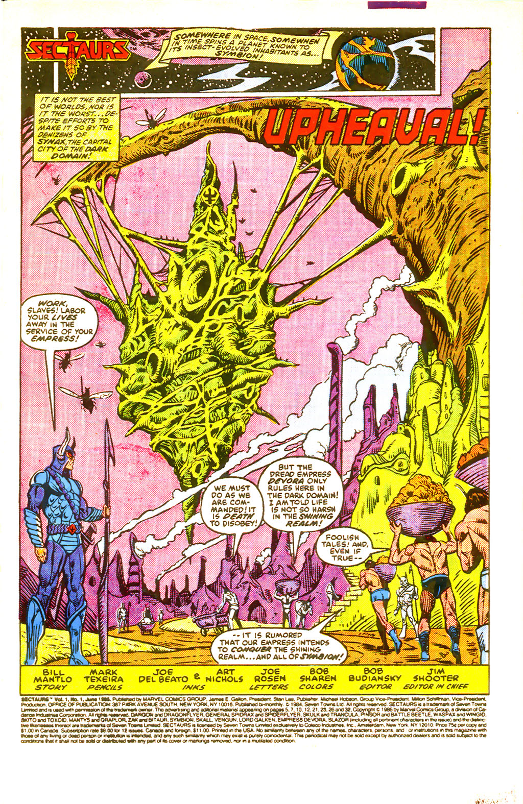 Read online Sectaurs comic -  Issue #1 - 2