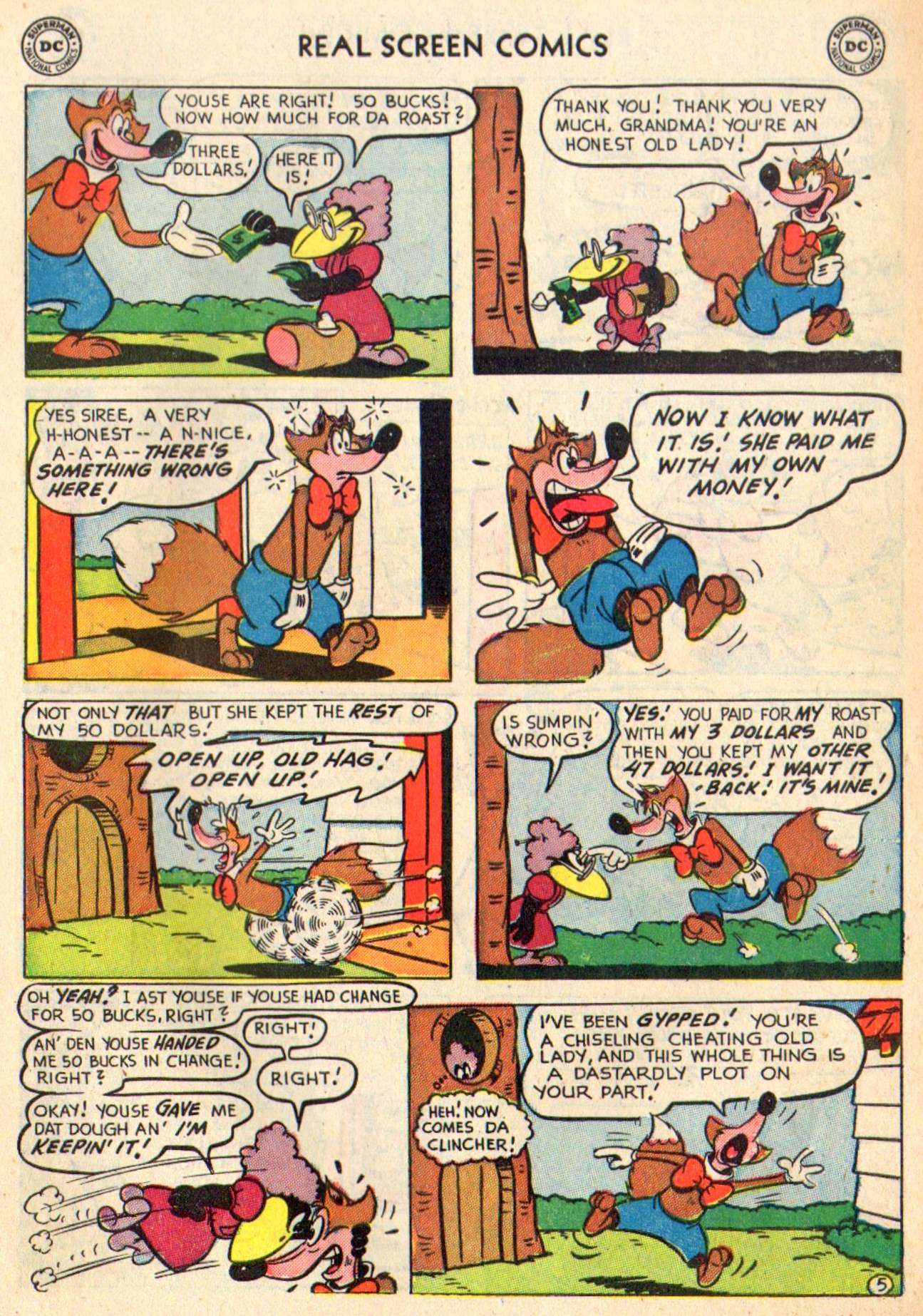 Read online Real Screen Comics comic -  Issue #62 - 7