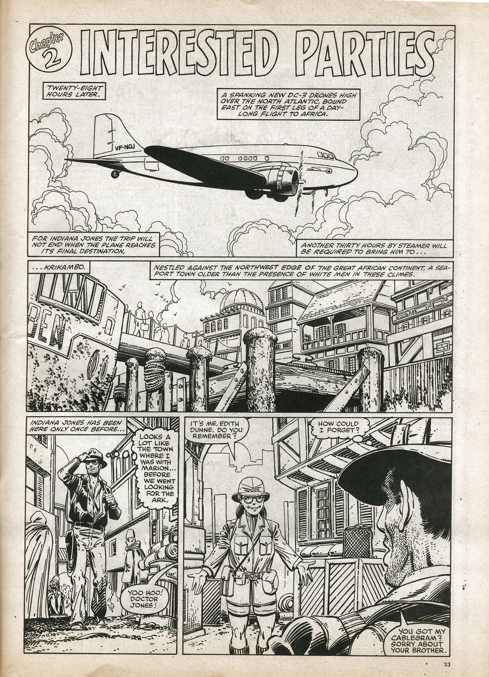 Read online Indiana Jones comic -  Issue #1 - 33