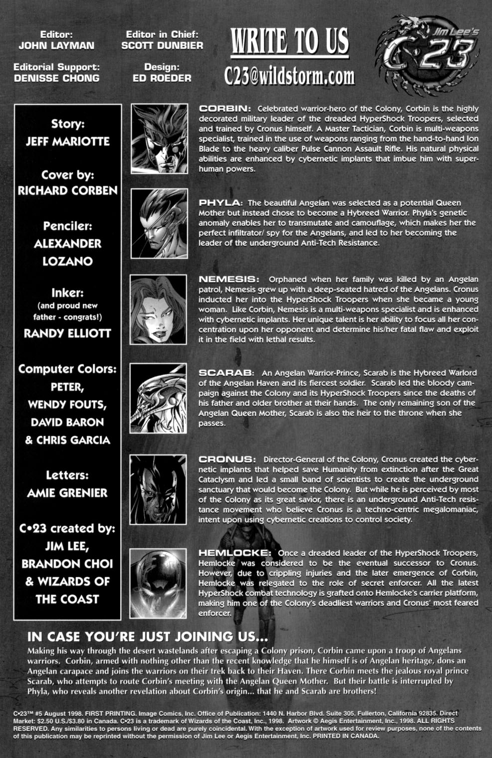 Read online C-23 comic -  Issue #5 - 2