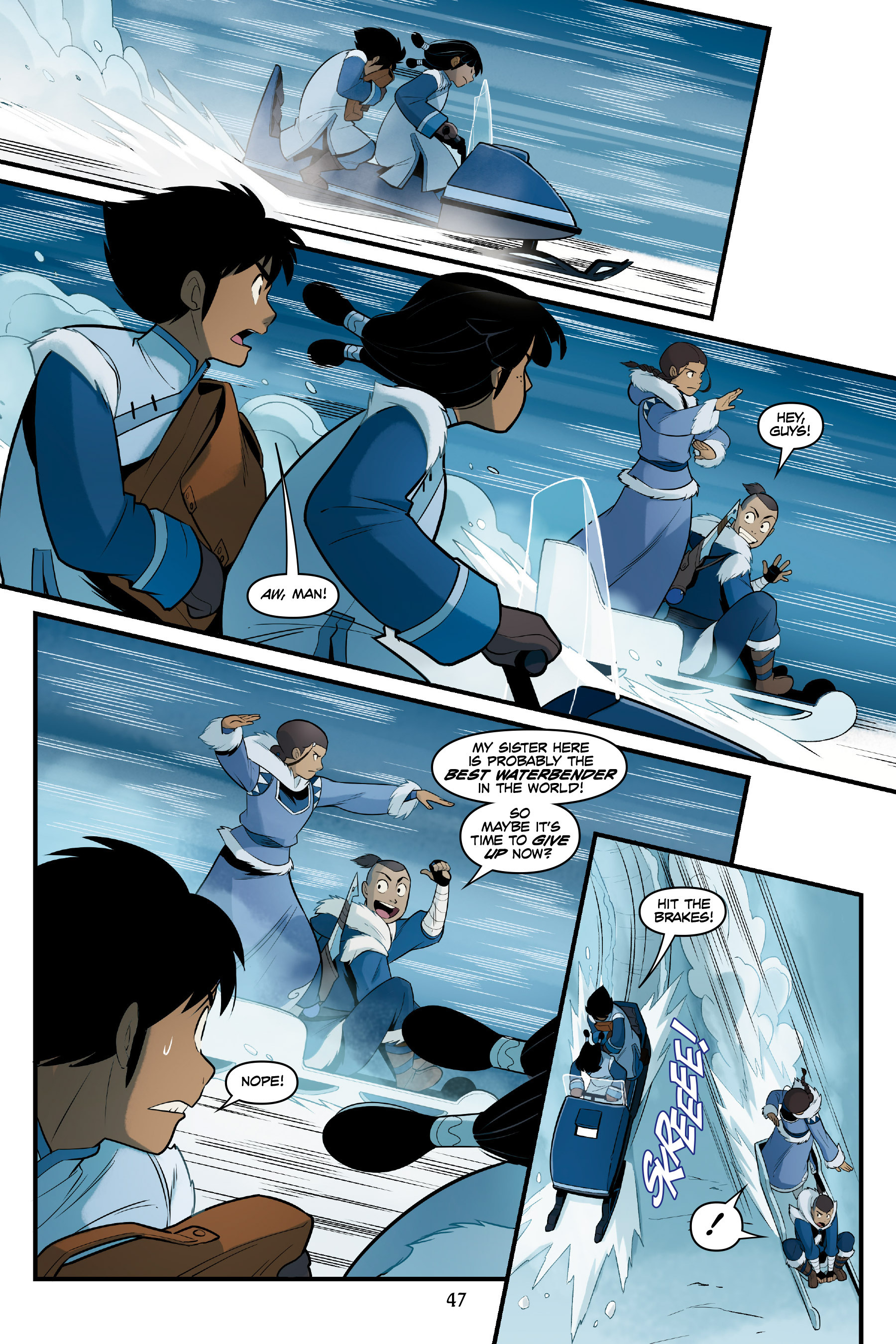 Read online Nickelodeon Avatar: The Last Airbender - North and South comic -  Issue #1 - 47