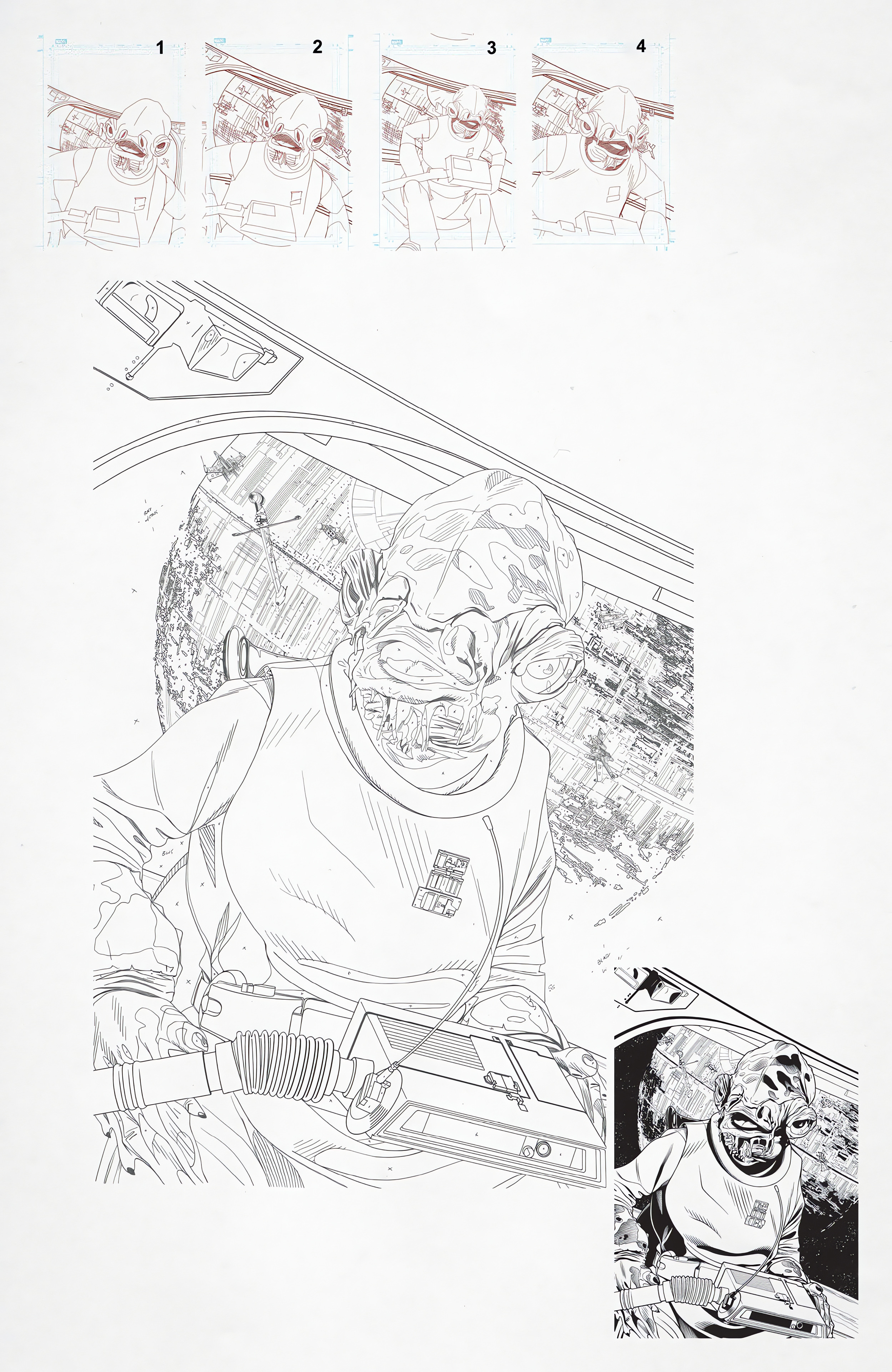 Read online Star Wars: Return of the Jedi - The 40th Anniversary Covers by Chris Sprouse comic -  Issue # Full - 50