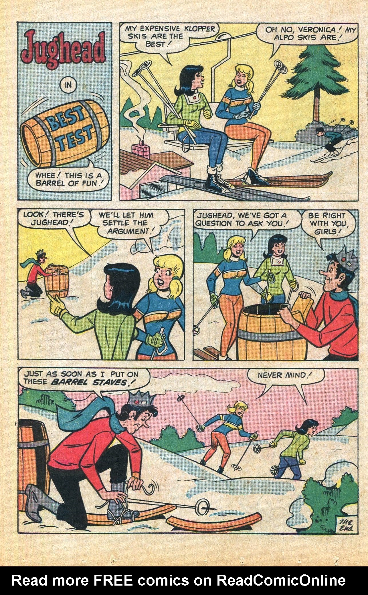 Read online Jughead's Jokes comic -  Issue #10 - 10