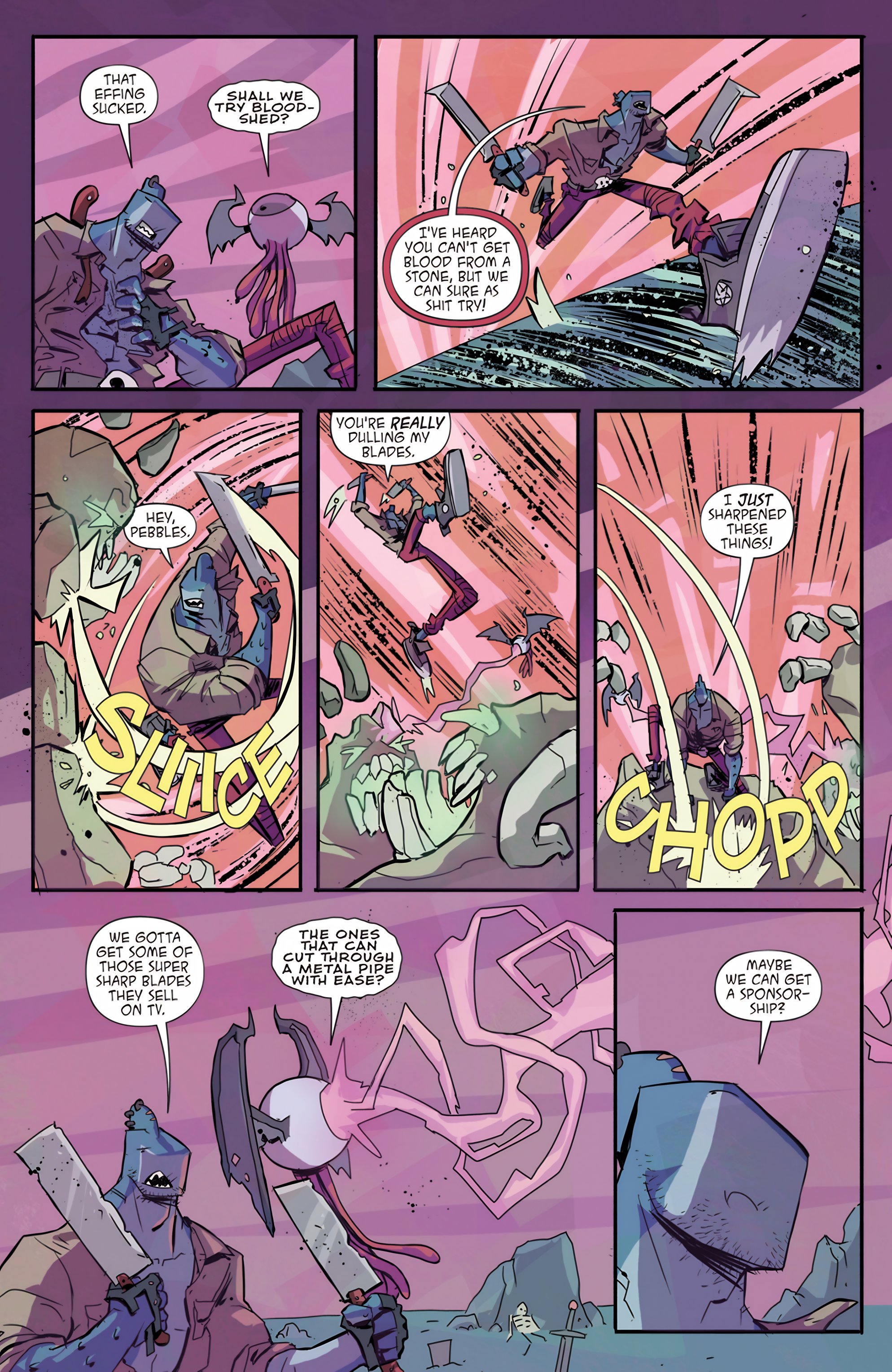 Read online Metalshark Bro: Assault On Hamzig Island comic -  Issue # TPB - 75
