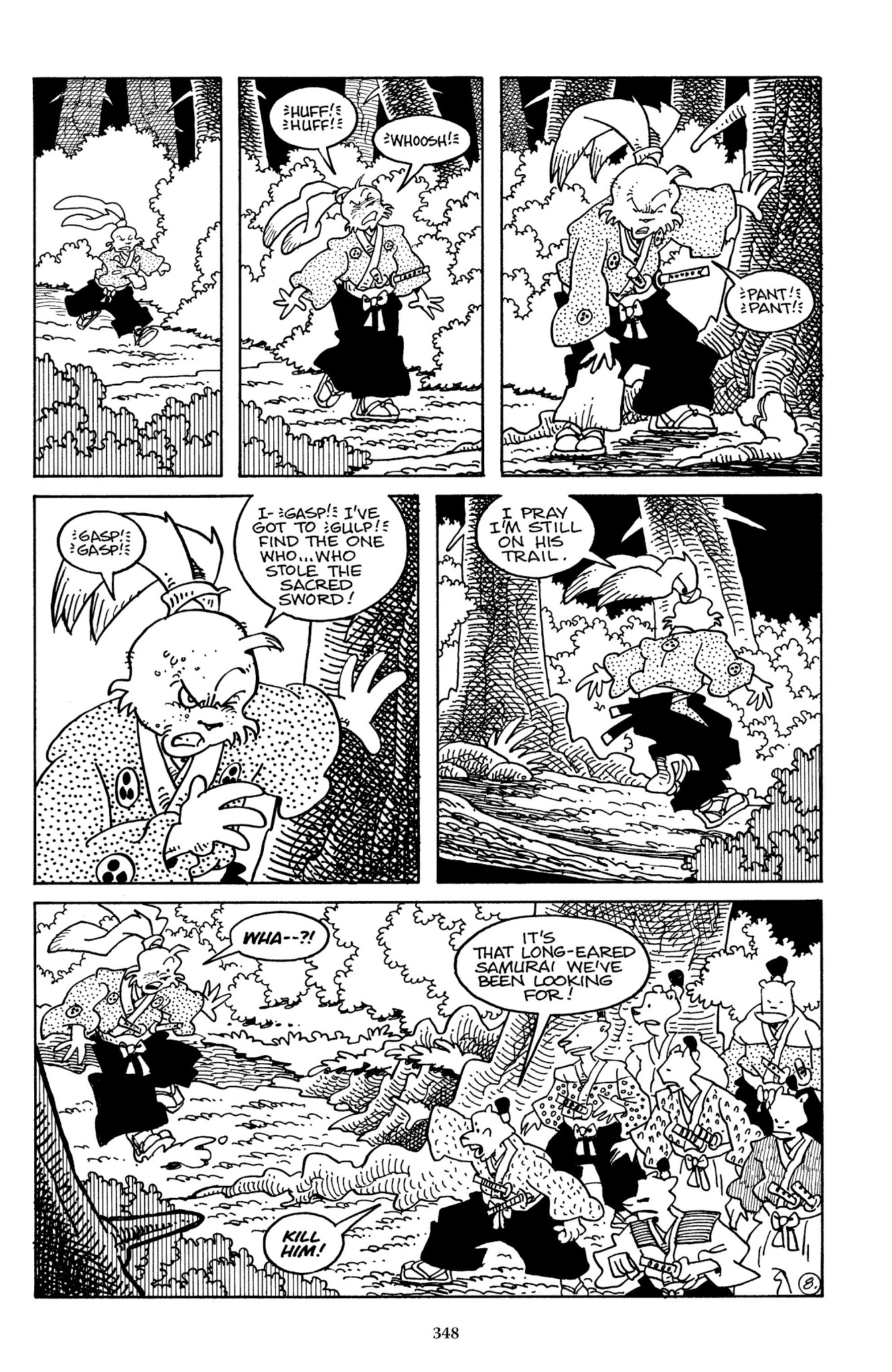 Read online The Usagi Yojimbo Saga comic -  Issue # TPB 2 - 343
