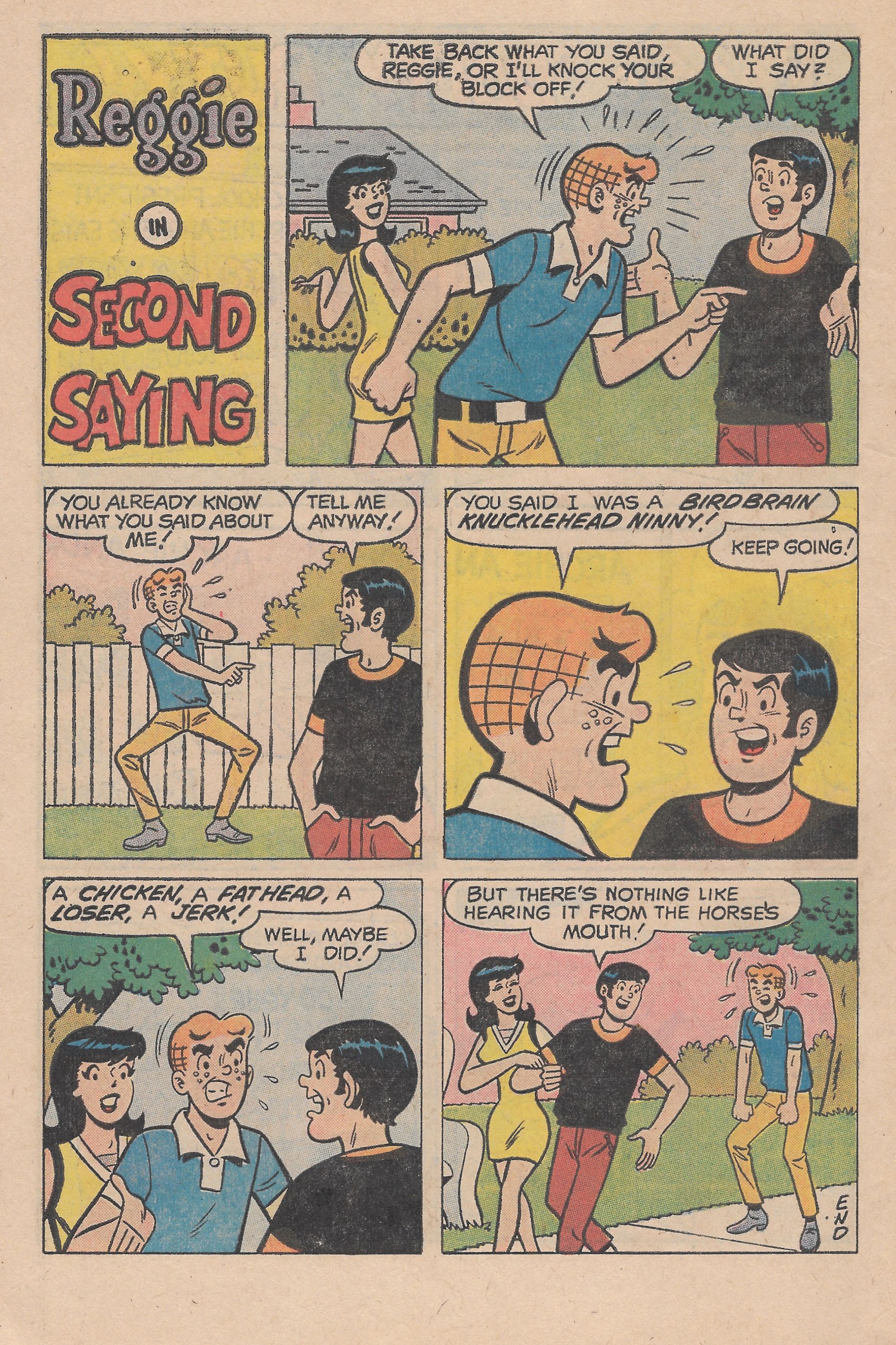 Read online Reggie's Wise Guy Jokes comic -  Issue #26 - 6