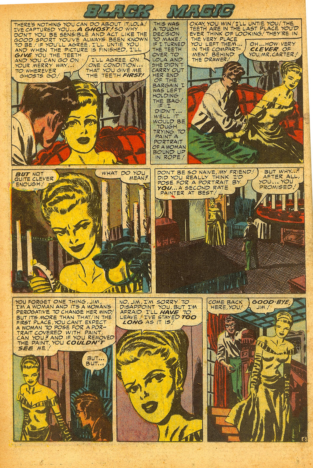 Read online Black Magic (1950) comic -  Issue #7 - 14