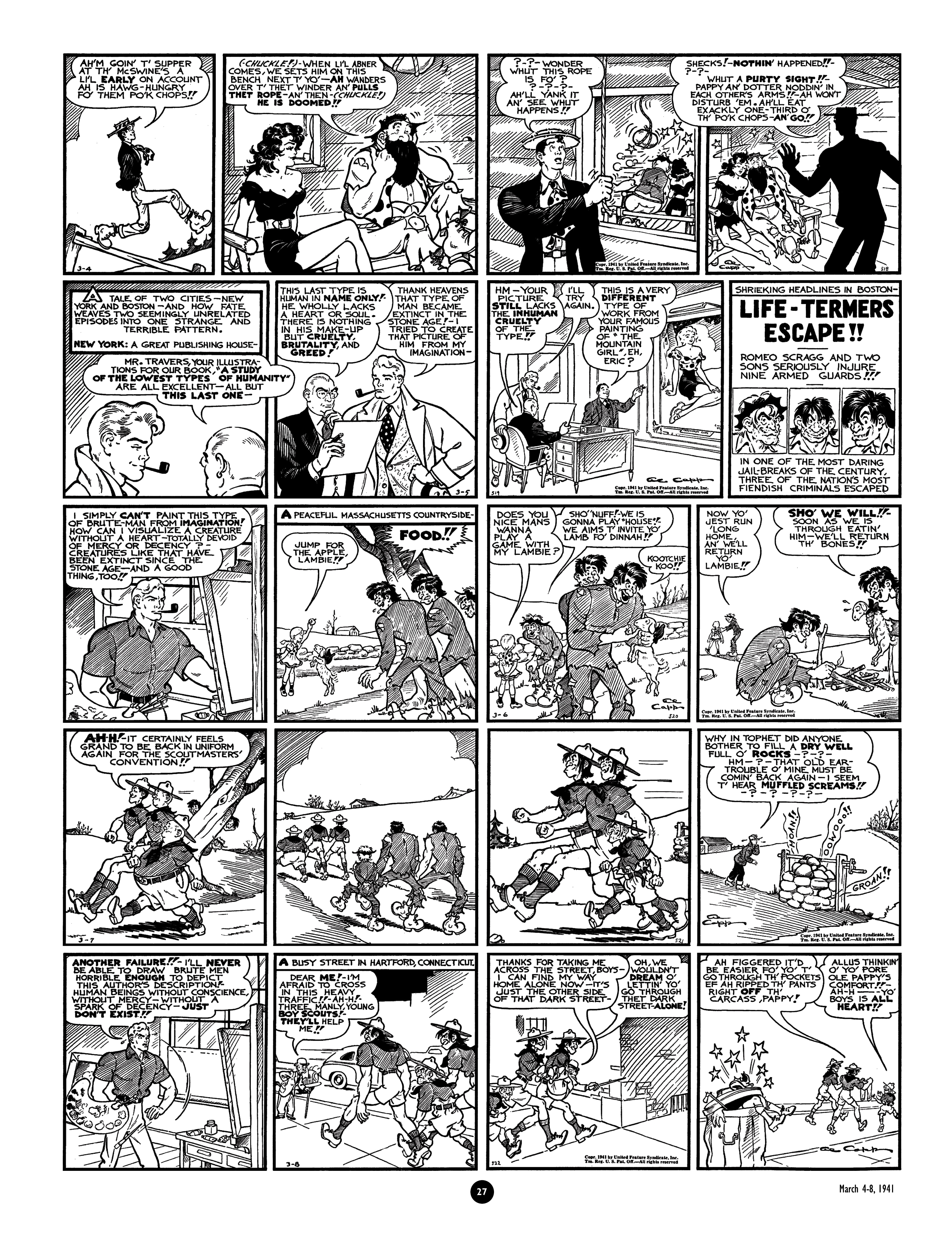 Read online Al Capp's Li'l Abner Complete Daily & Color Sunday Comics comic -  Issue # TPB 4 (Part 1) - 28