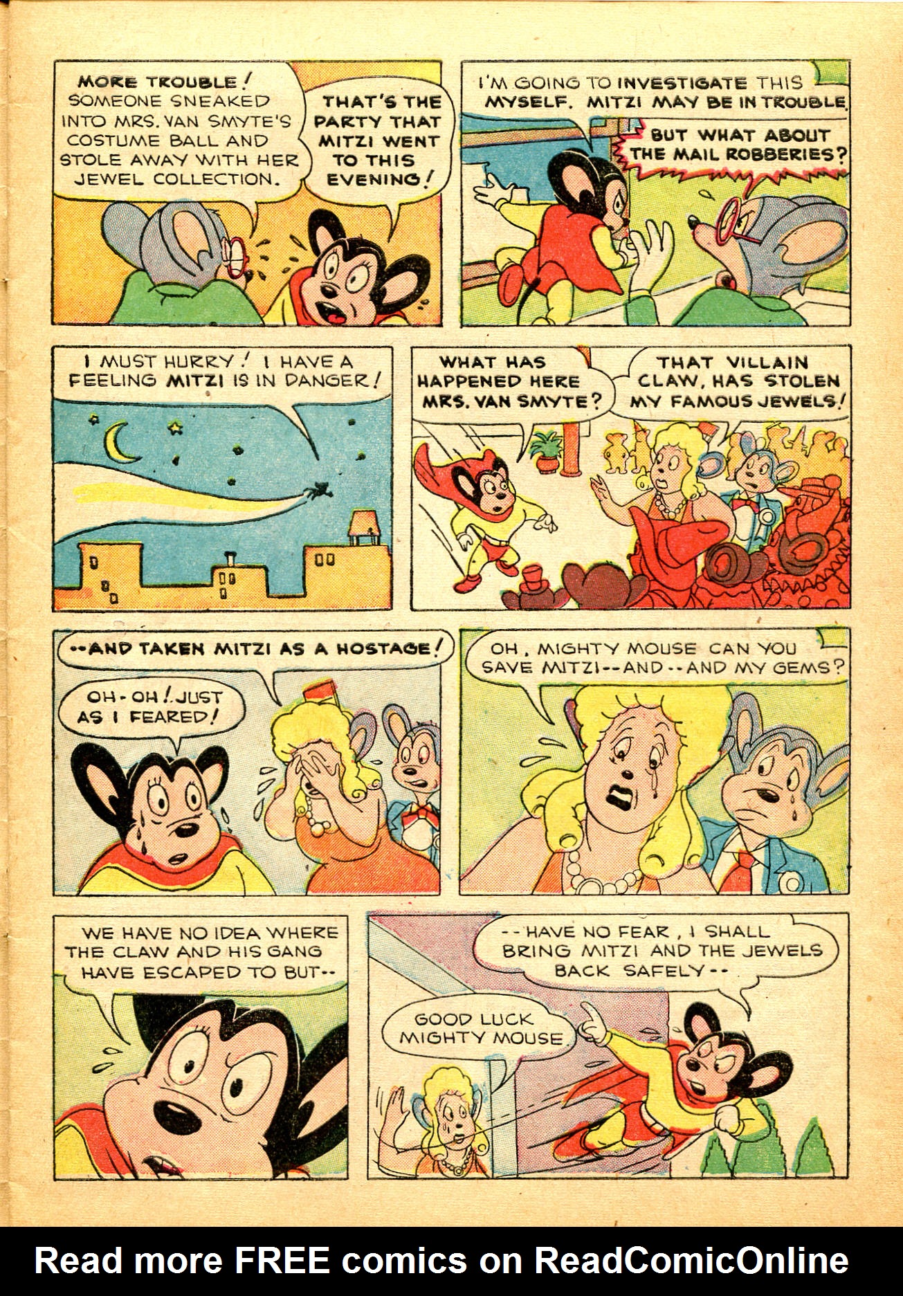 Read online Paul Terry's Mighty Mouse Comics comic -  Issue #31 - 6