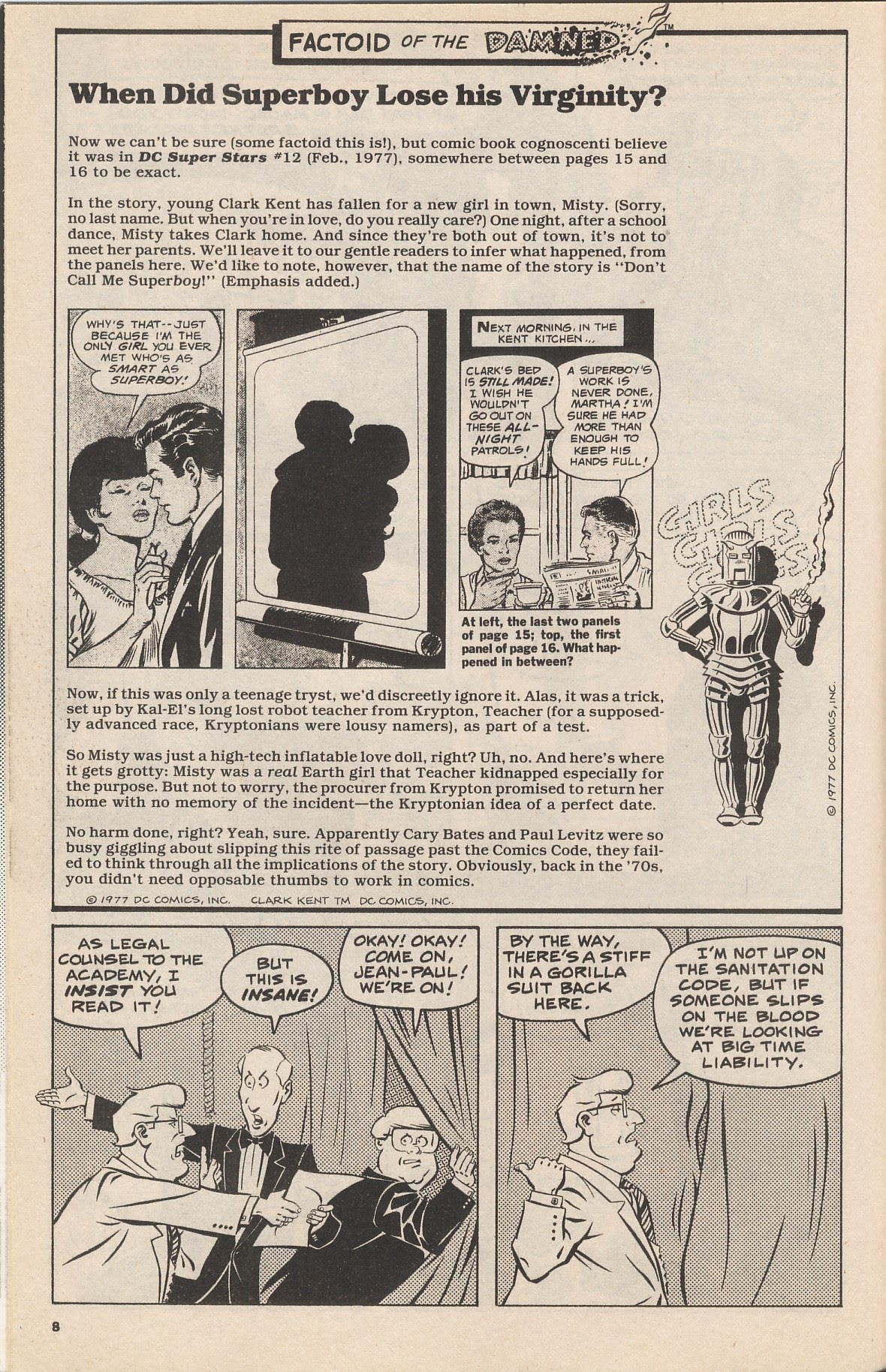 Read online World's Worst Comics Awards comic -  Issue #1 - 10