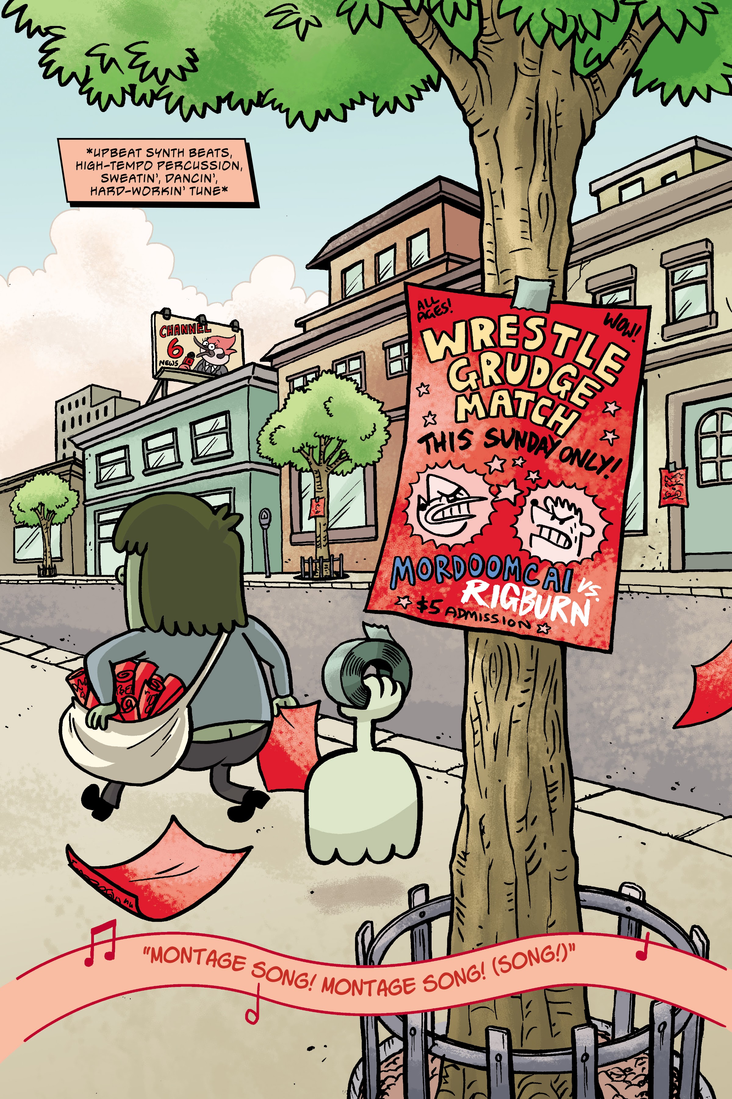 Read online Regular Show: Wrasslesplosion comic -  Issue # TPB - 15
