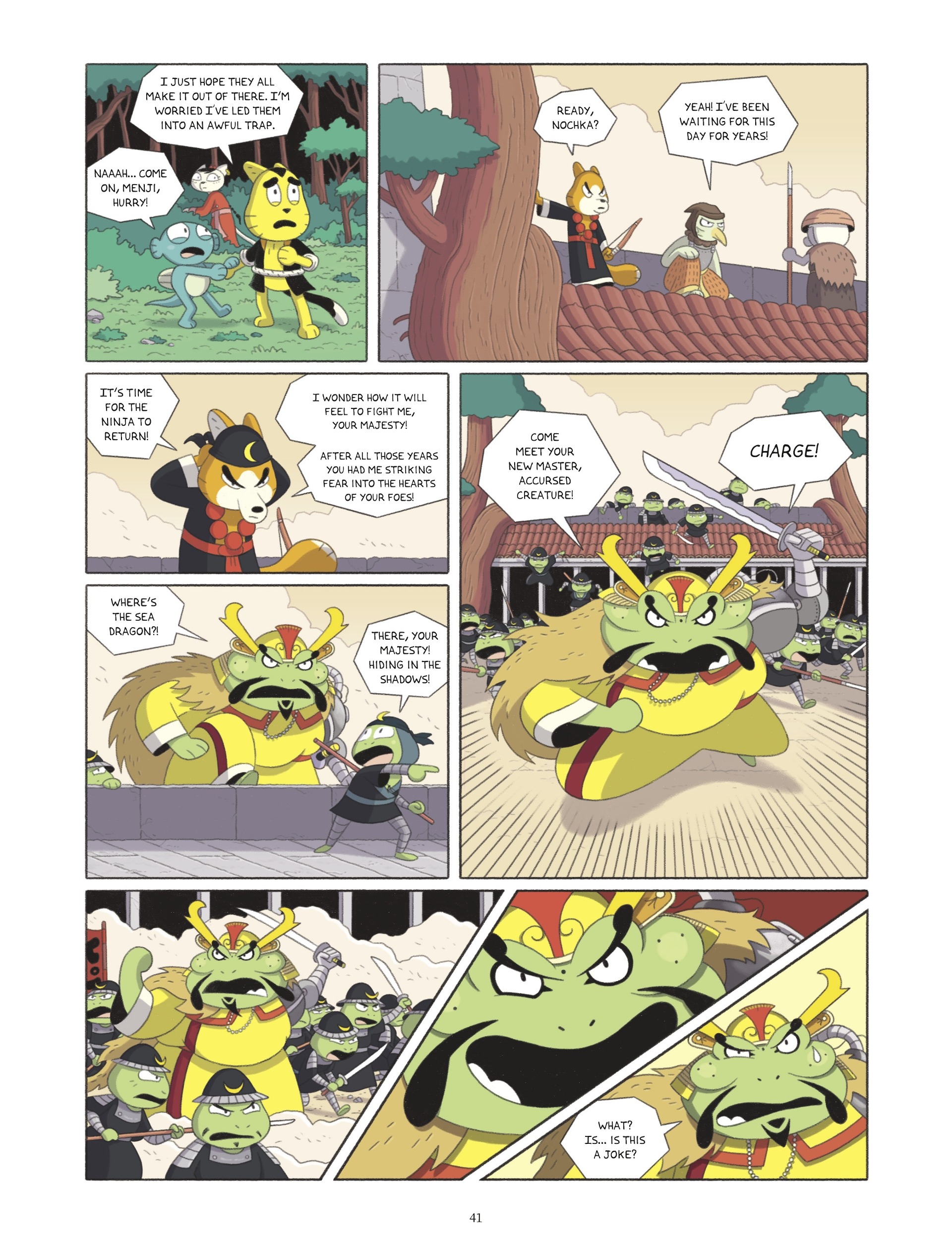 Read online Menji and the Ruins of Mount Mystery comic -  Issue # Full - 41
