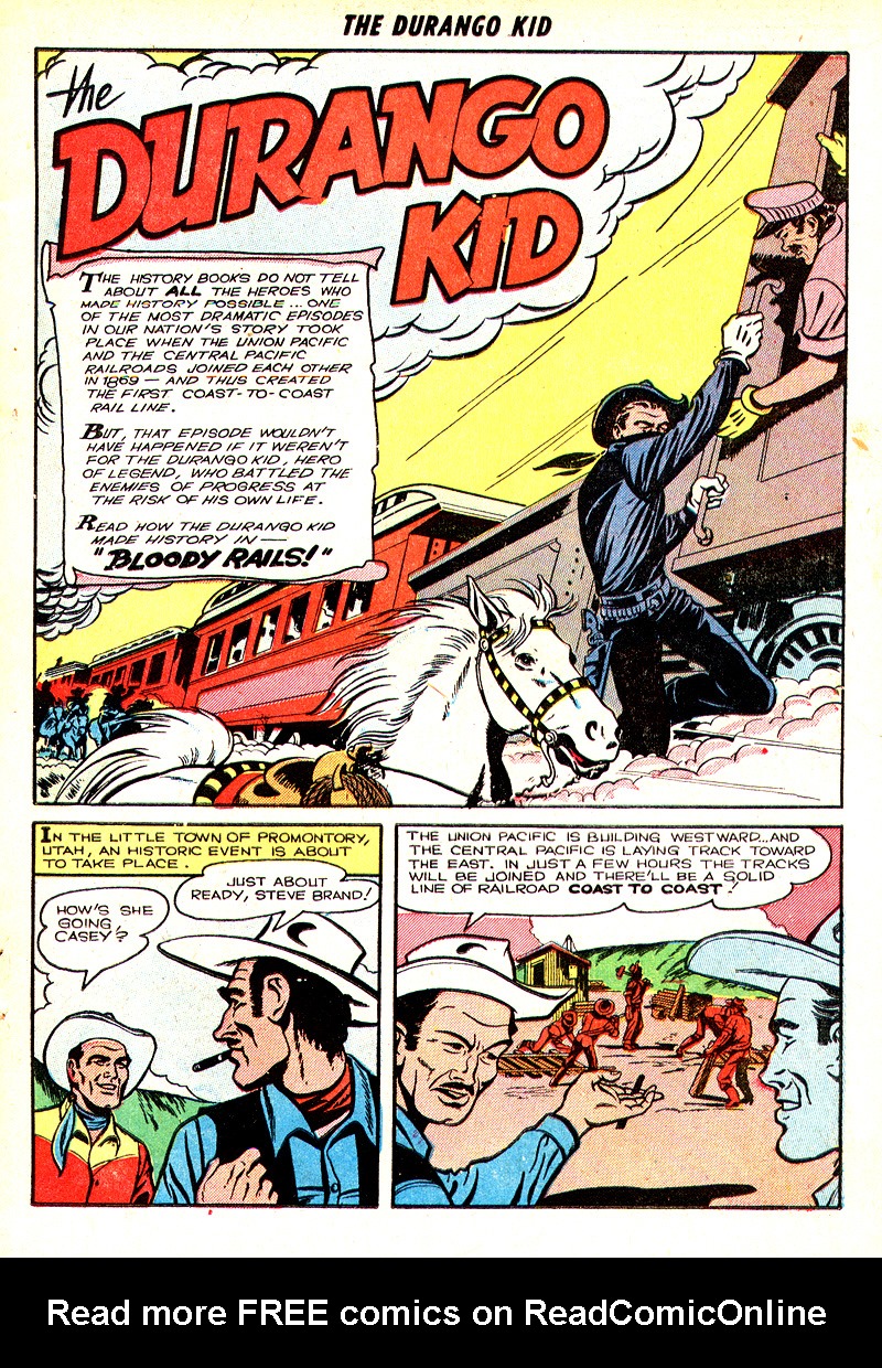Read online Charles Starrett as The Durango Kid comic -  Issue #4 - 12