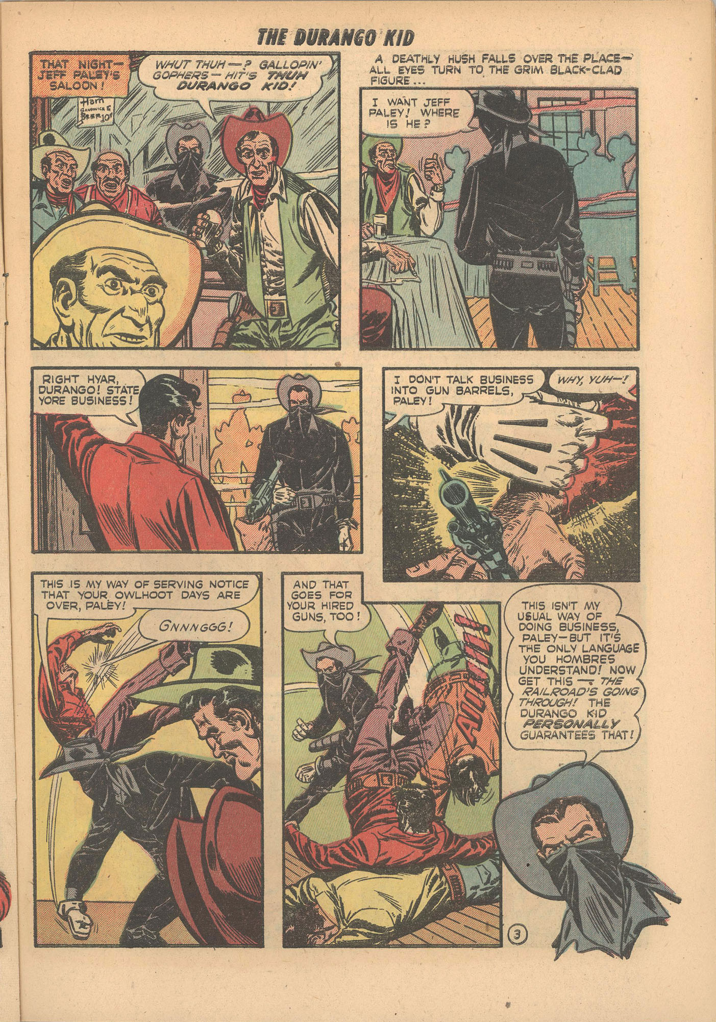 Read online Charles Starrett as The Durango Kid comic -  Issue #16 - 5