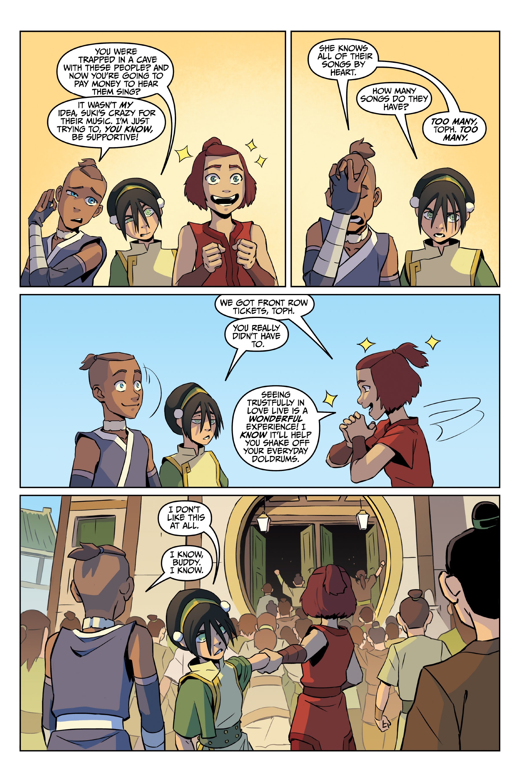 Read online Nickelodeon Avatar: The Last Airbender - Toph Beifong's Metalbending Academy comic -  Issue # TPB - 14