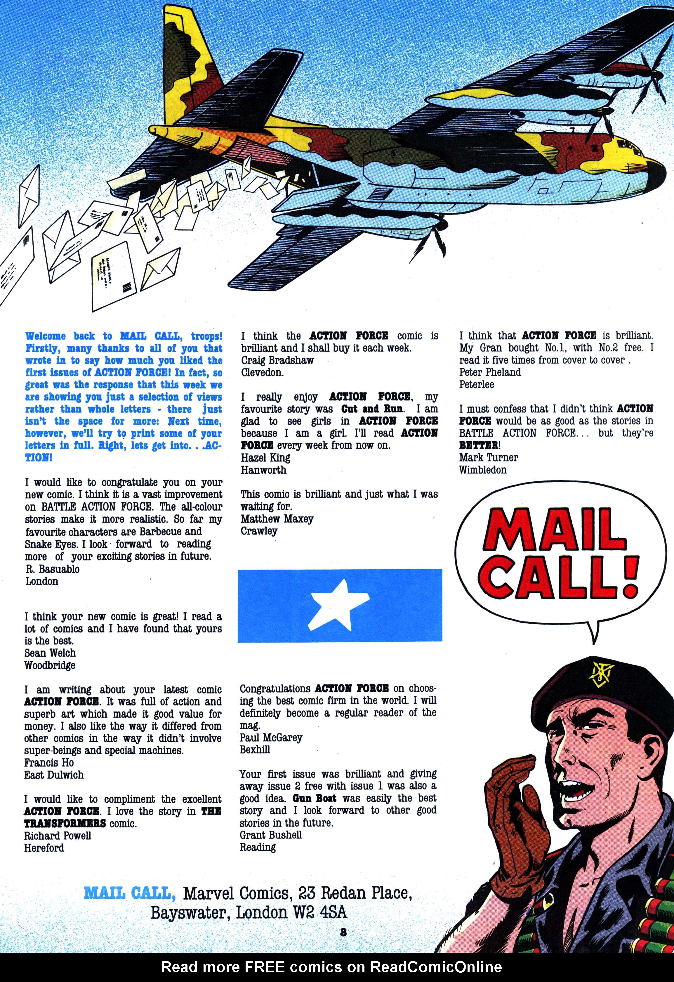 Read online Action Force comic -  Issue #7 - 8