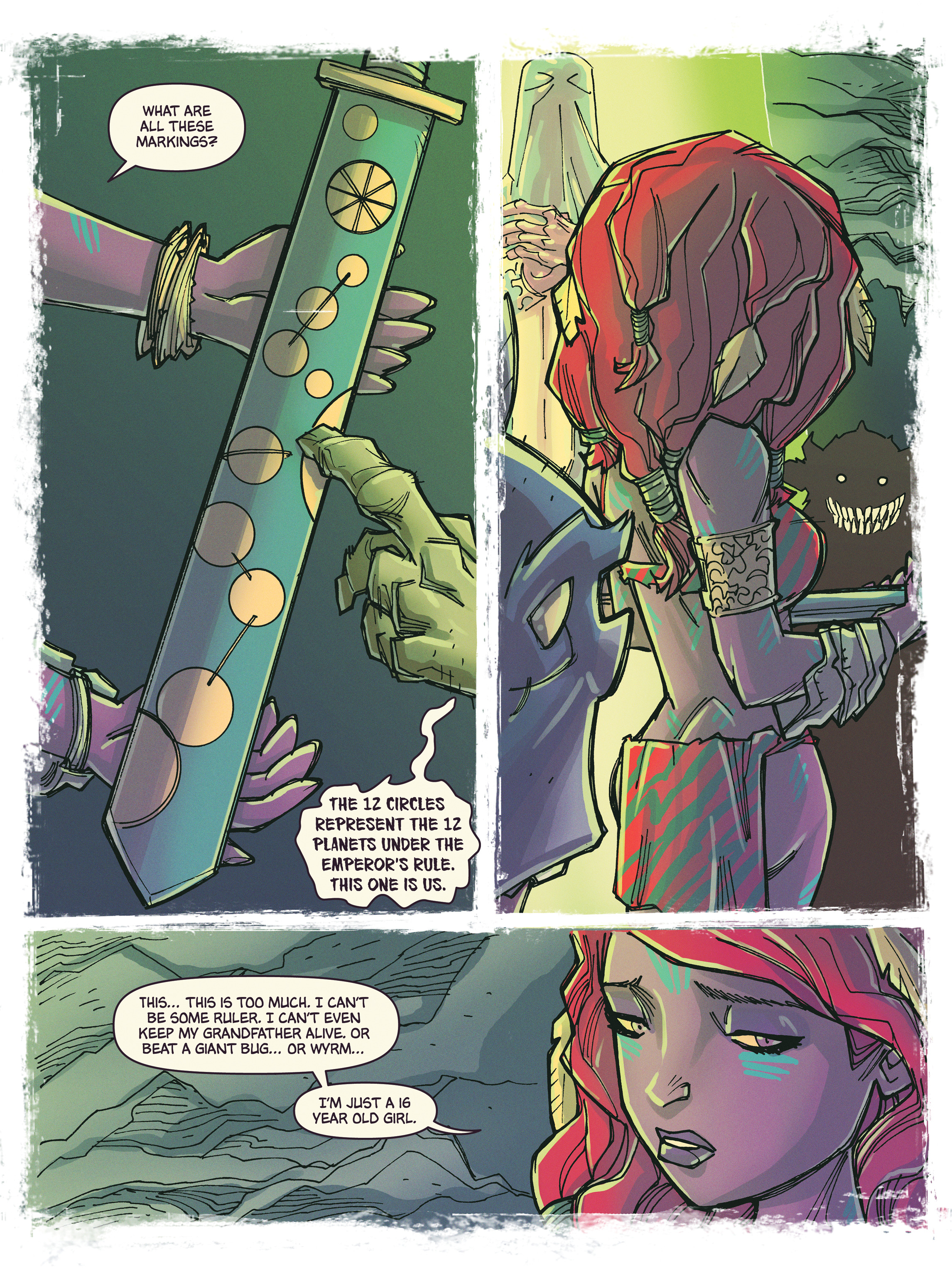 Read online Kyrra: Alien Jungle Girl comic -  Issue #7 - 8