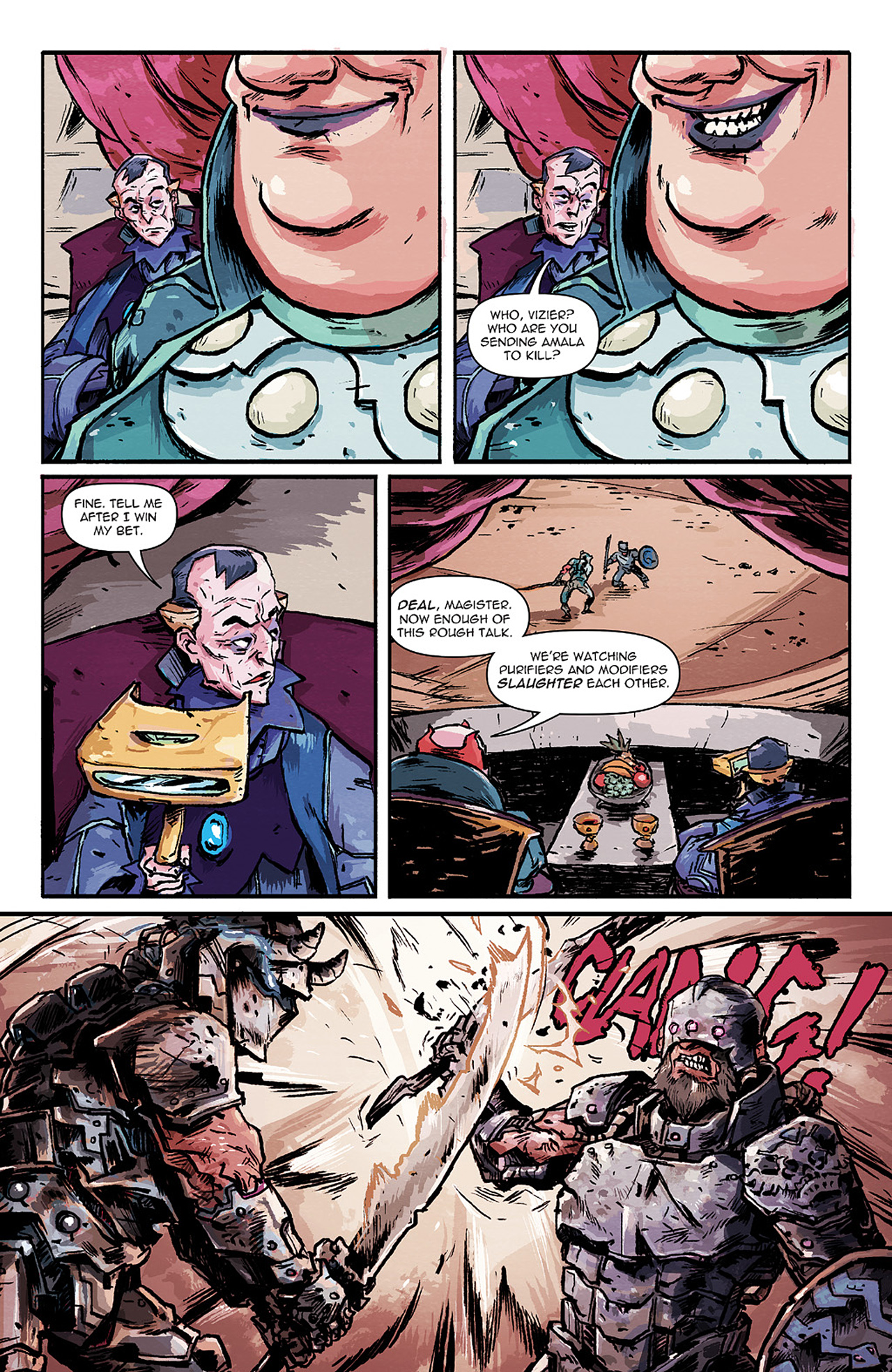 Read online Amala's Blade comic -  Issue #1 - 14