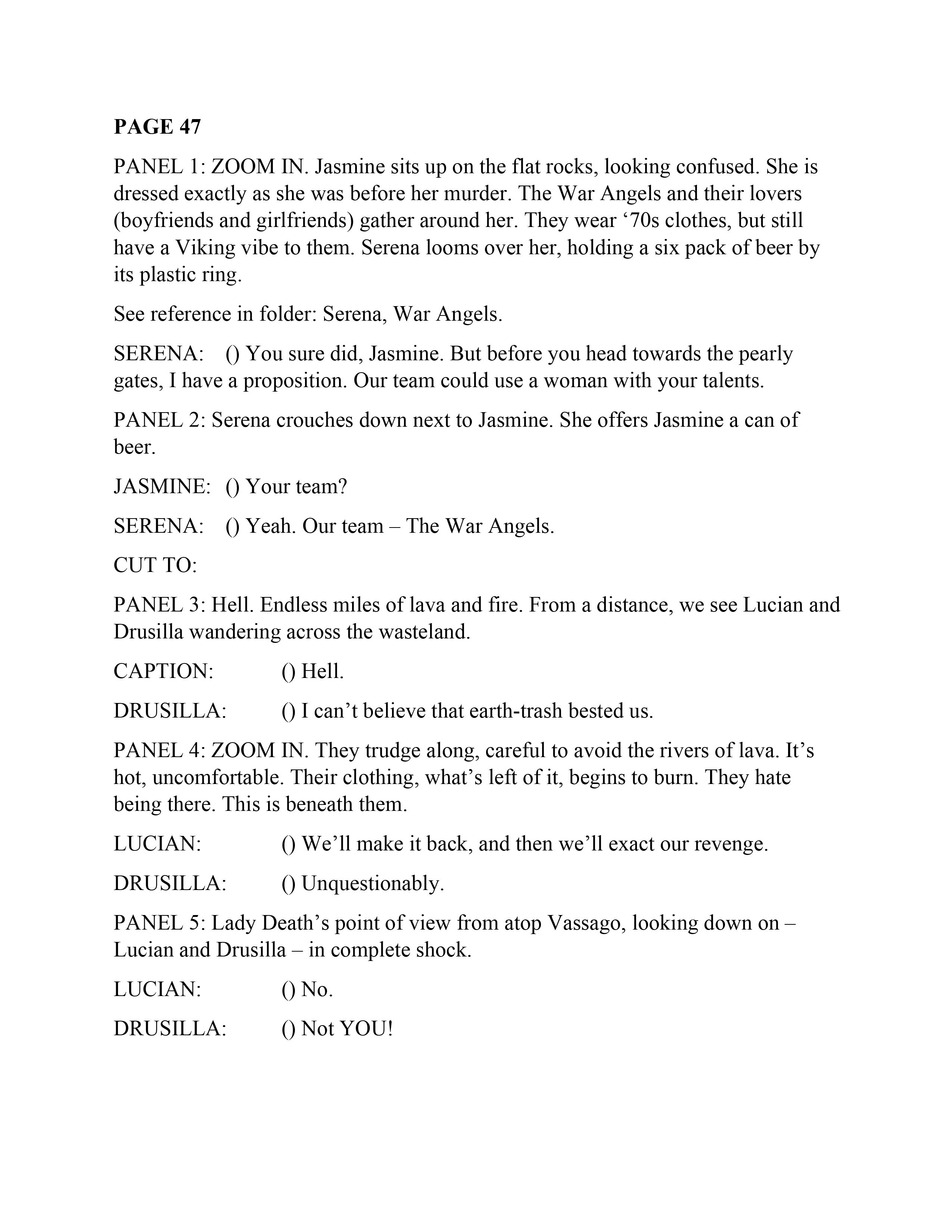 Read online Lady Satanus: Sinister Urge comic -  Issue # TPB - 96