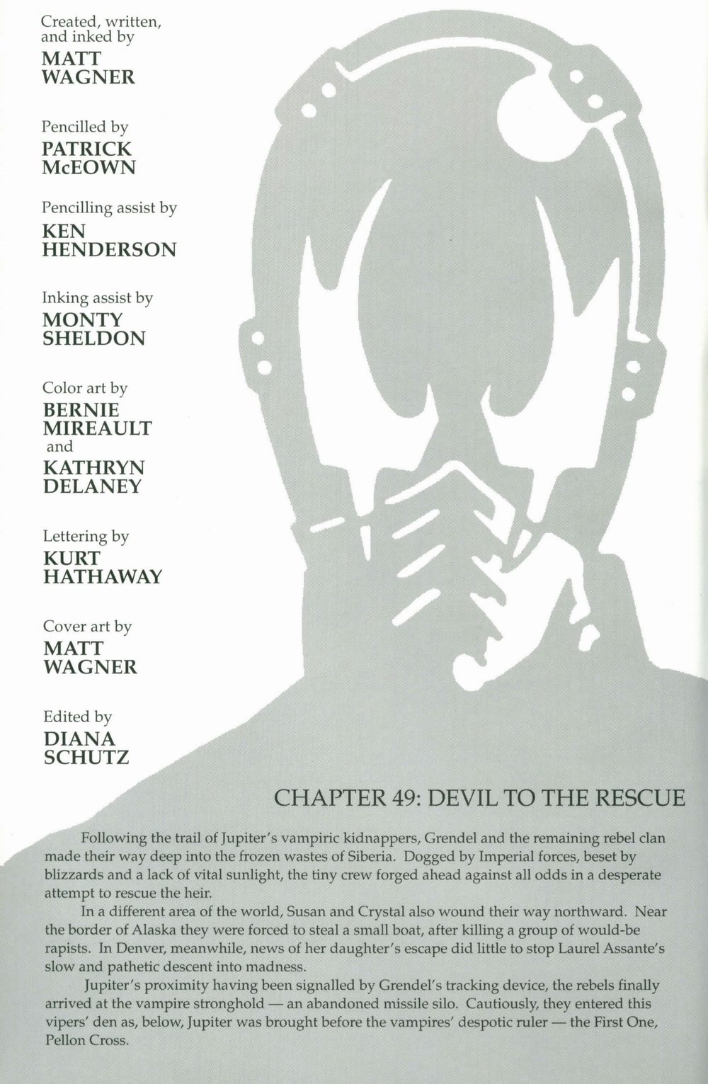 Read online Grendel: War Child comic -  Issue #9 - 2