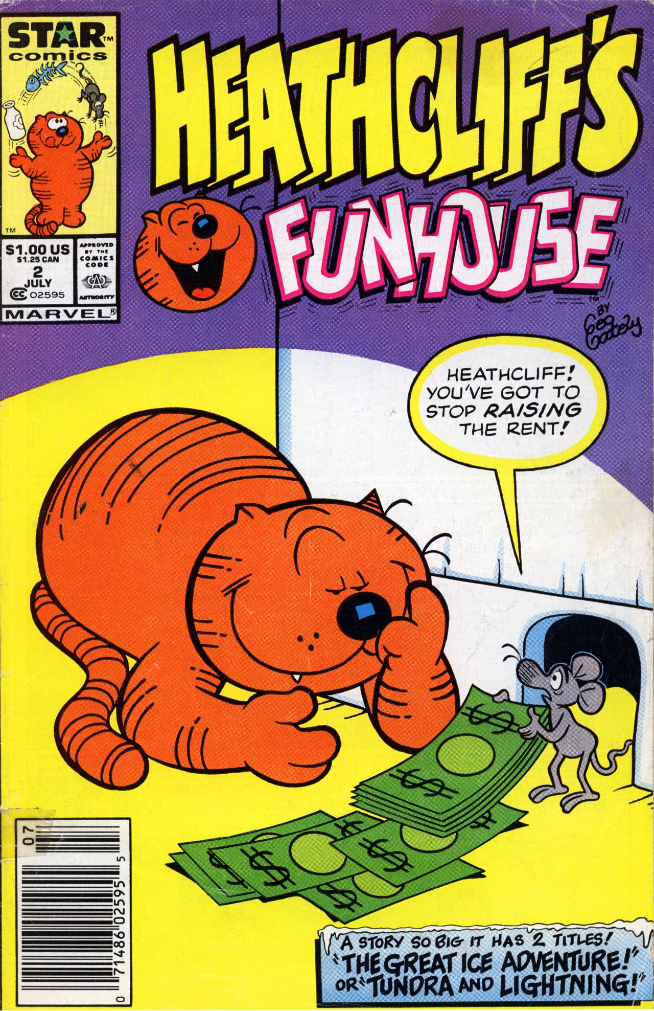 Read online Heathcliff's Funhouse comic -  Issue #2 - 1