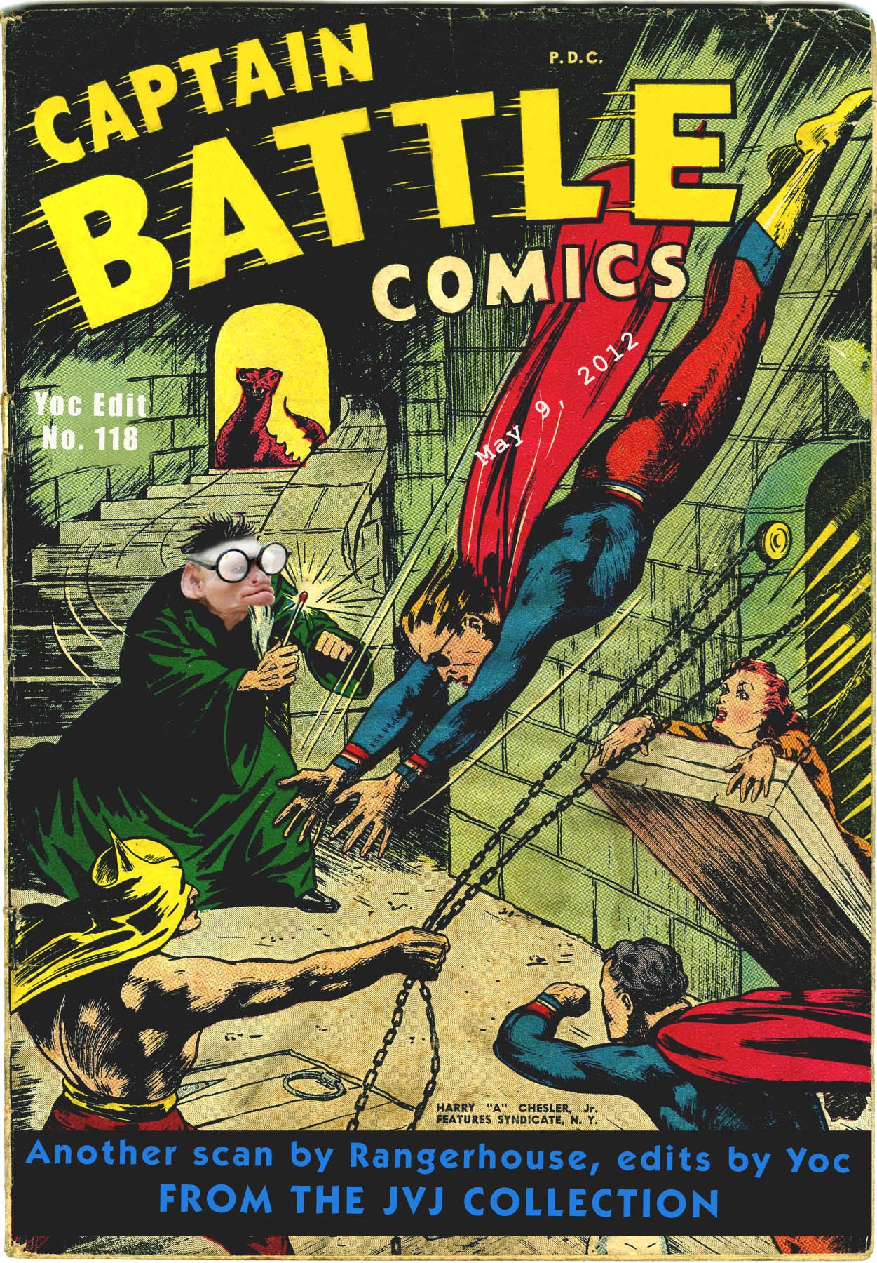 Read online Captain Battle Comics comic -  Issue #3 - 55