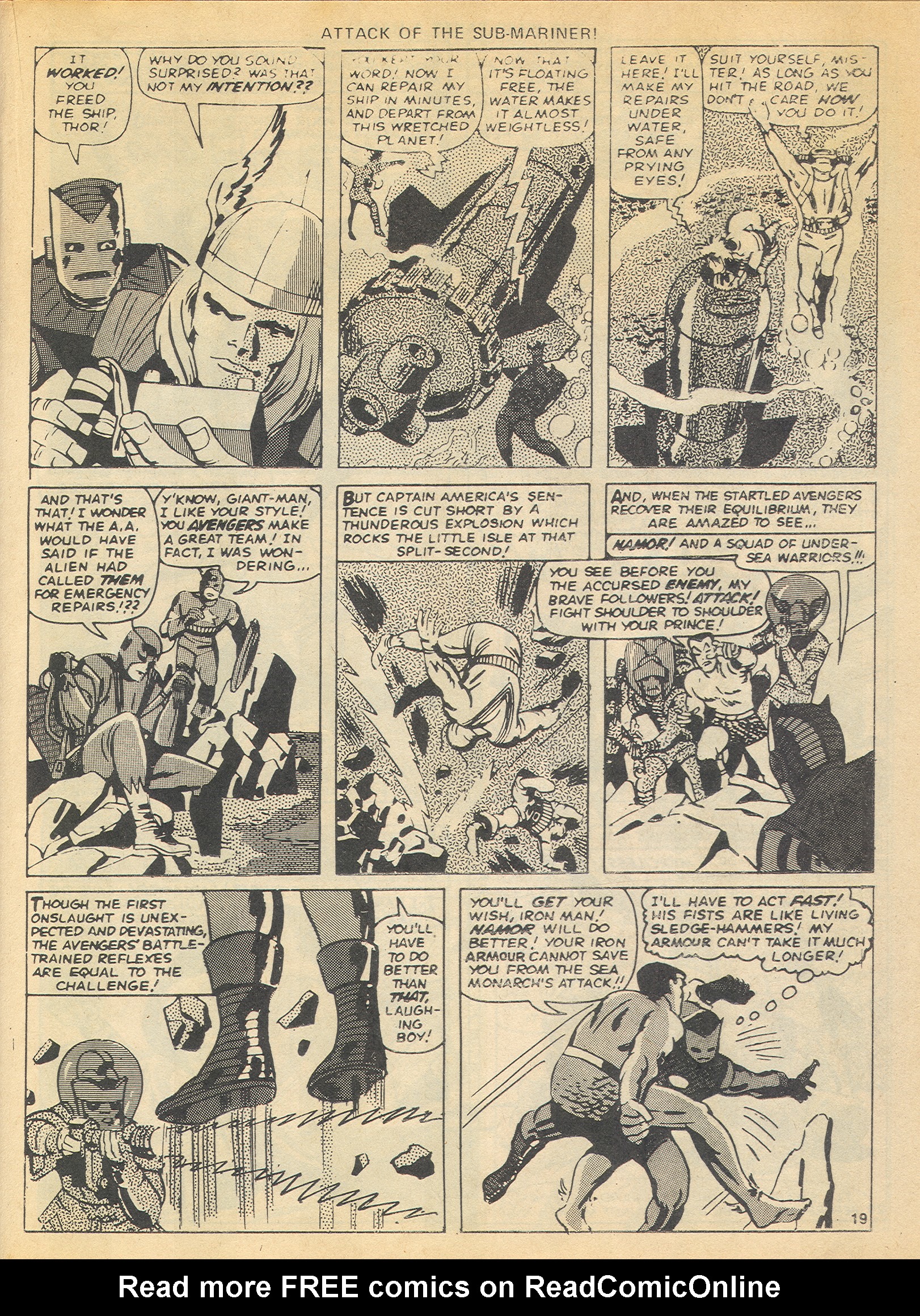 Read online The Avengers (1973) comic -  Issue #1 - 19