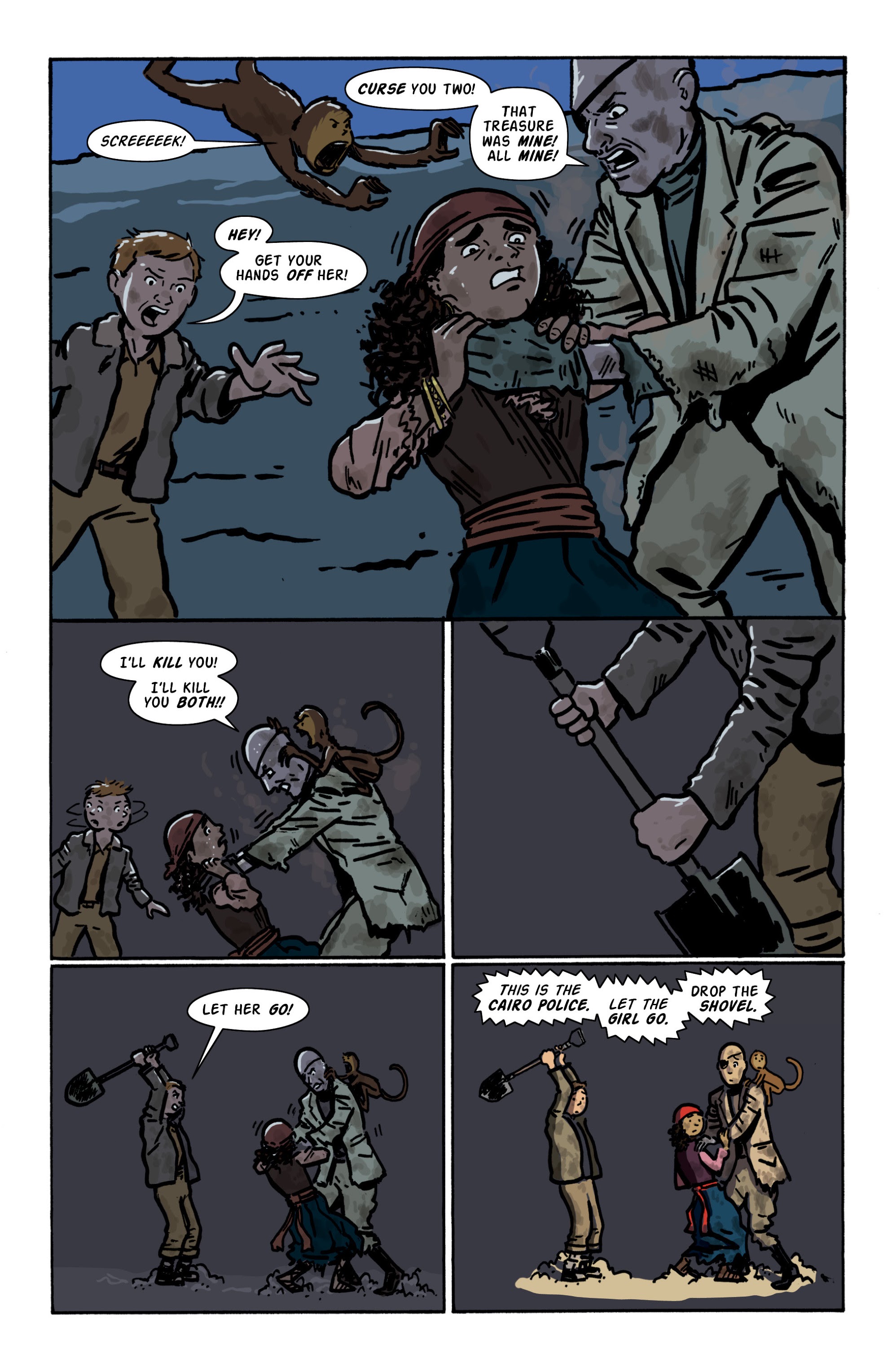 Read online Rocket Robinson and the Pharaoh's Fortune comic -  Issue # TPB (Part 3) - 32