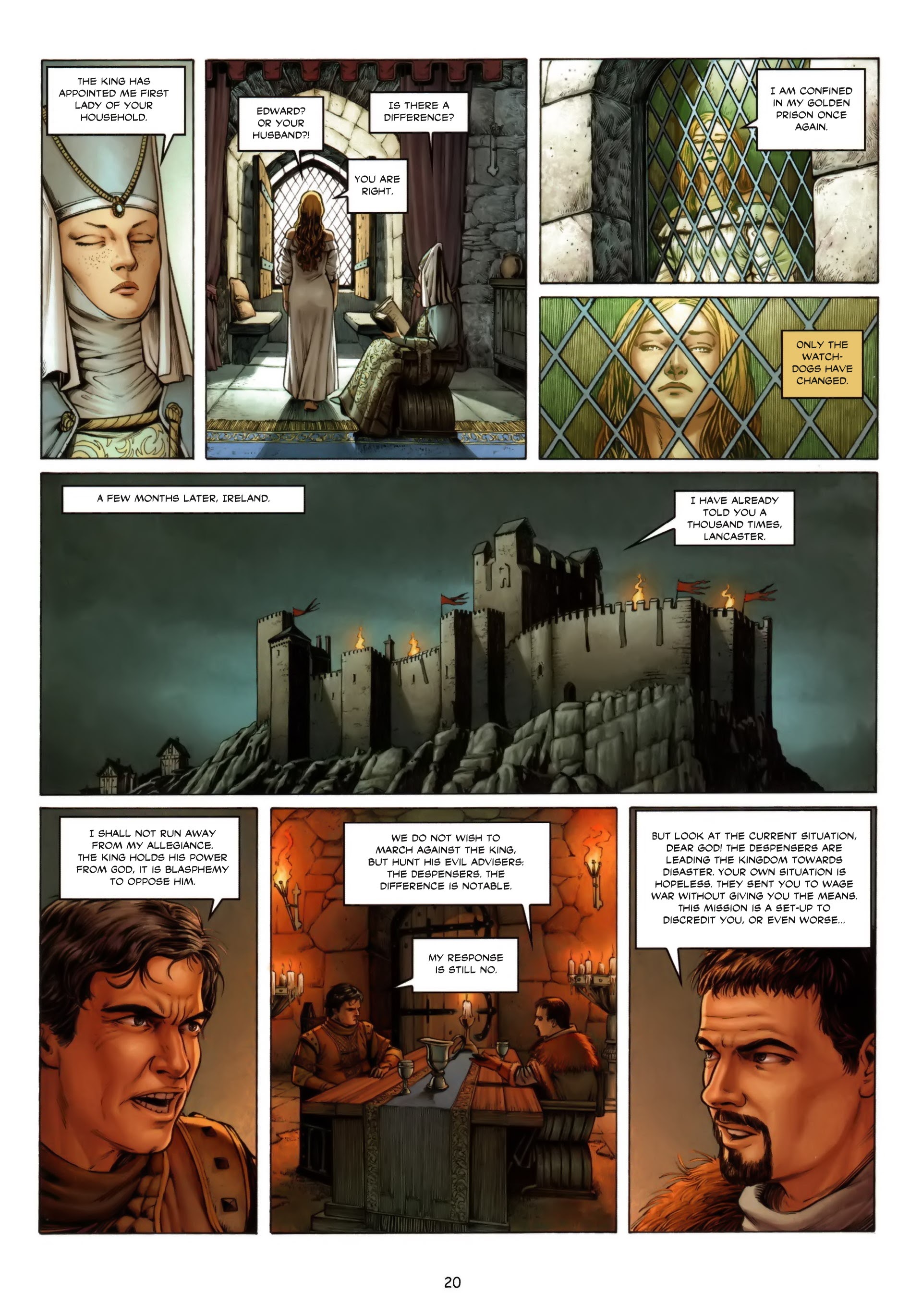 Read online Isabella: She-Wolf of France comic -  Issue #2 - 21