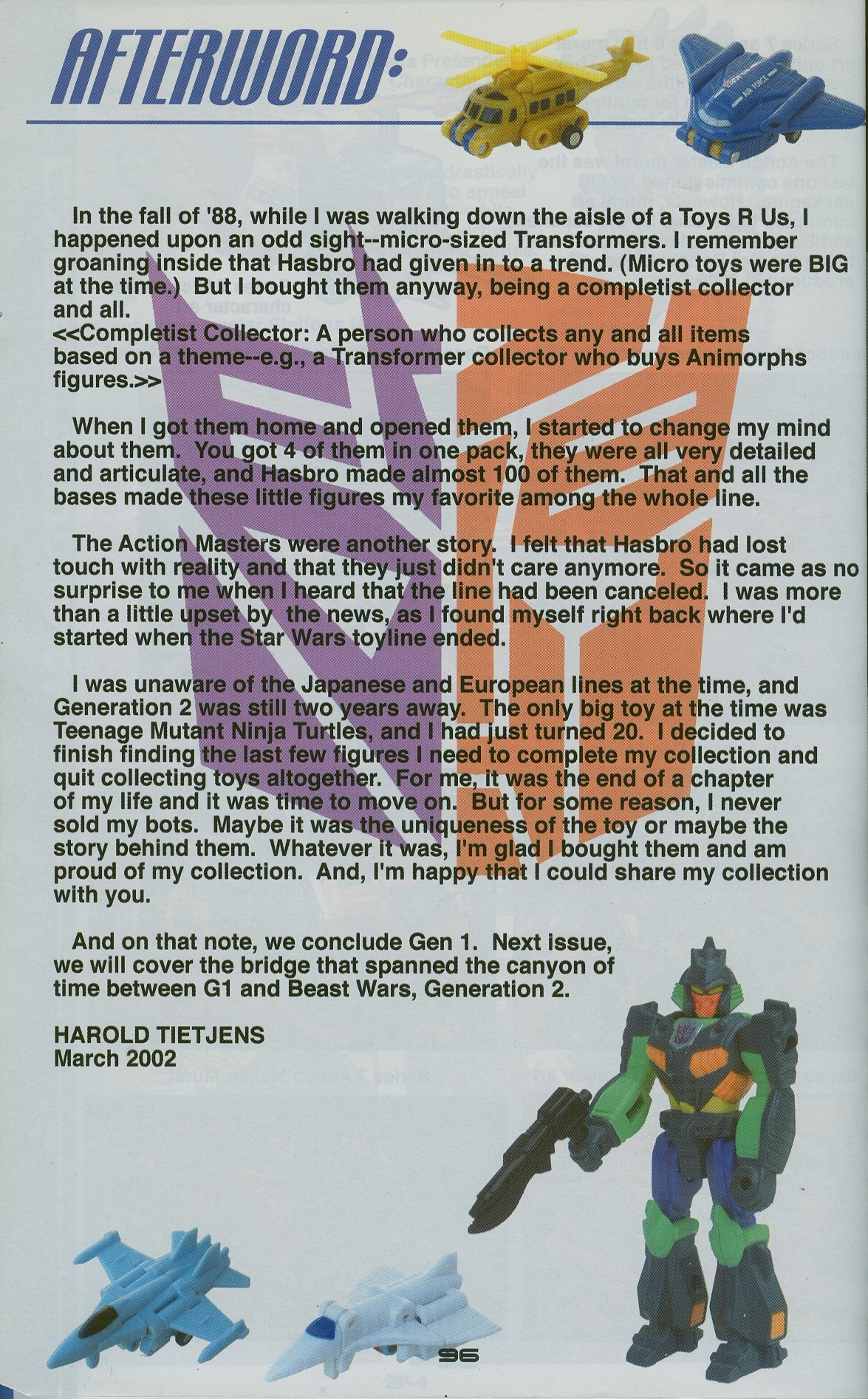 Read online Cybertronian: An Unofficial Transformers Recognition Guide comic -  Issue #5 - 95