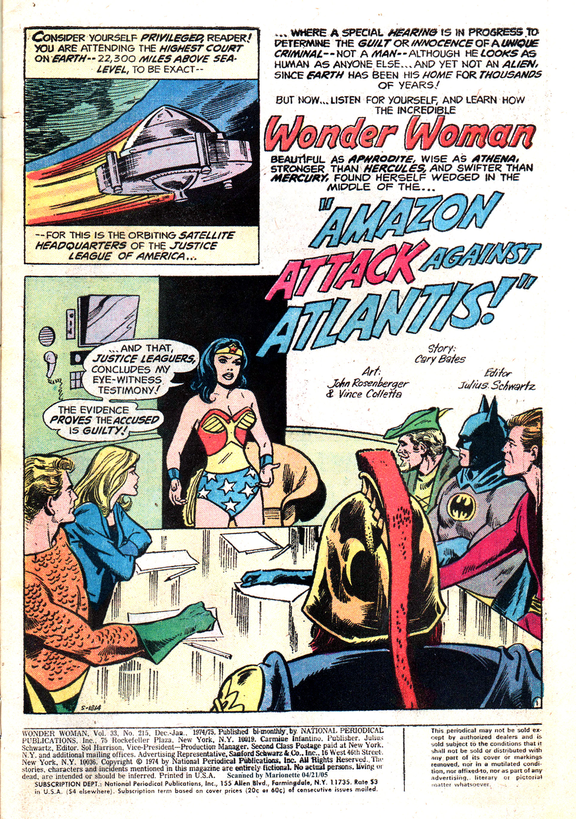 Read online Wonder Woman (1942) comic -  Issue #215 - 3